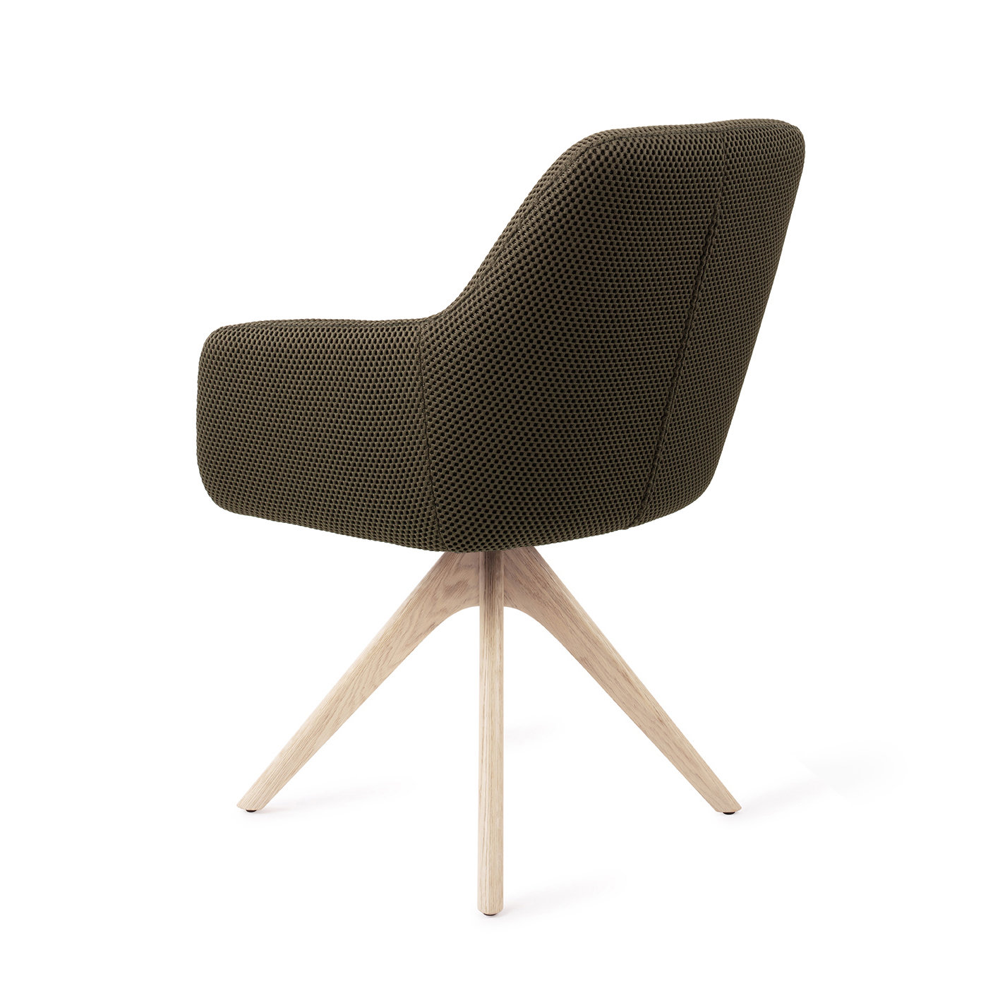Jesper Home Esszimmerstuhl Hiroo Jungle Jewel Revolve Eiche gebleicht