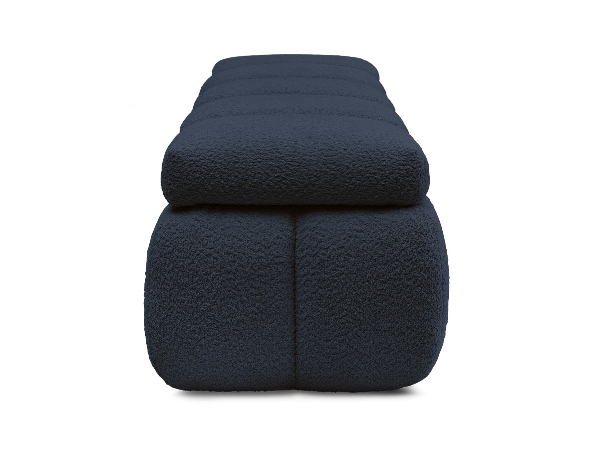 Bobochic Denali Bettbank 146 × 56 cm Bouclé-Stoff Dunkelblau