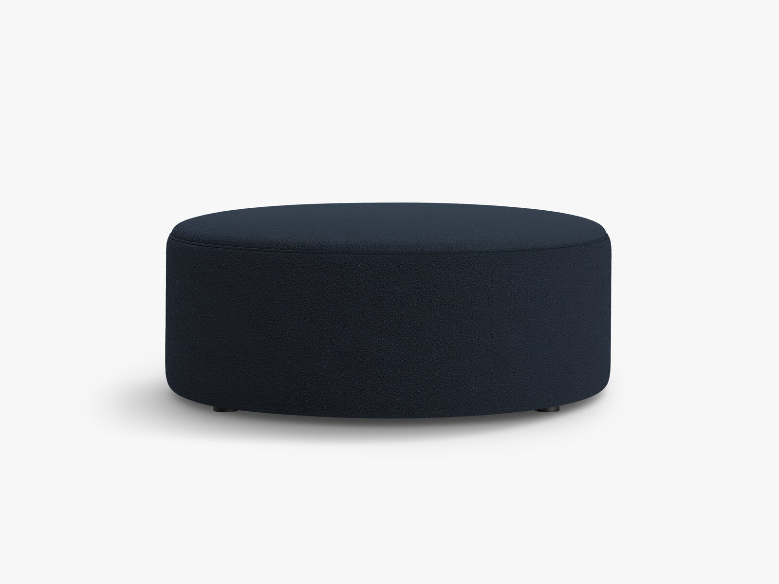 Micadoni Pouf Dia 90cm Boucle Baloo Dunkelblau