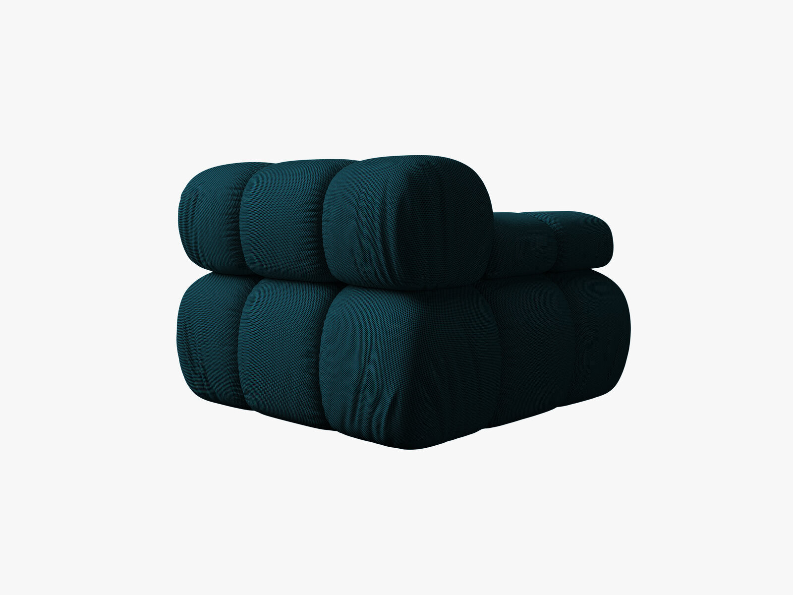 Micadoni Eckmodul Bellis Links 3D-Stoff Sonic Marineblau