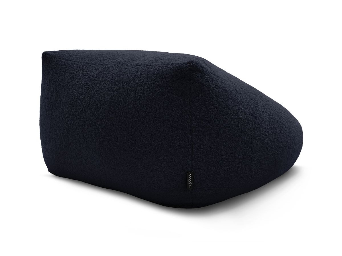 Bobochic Lilibet Pouf Bouclé-Stoff Dunkelblau