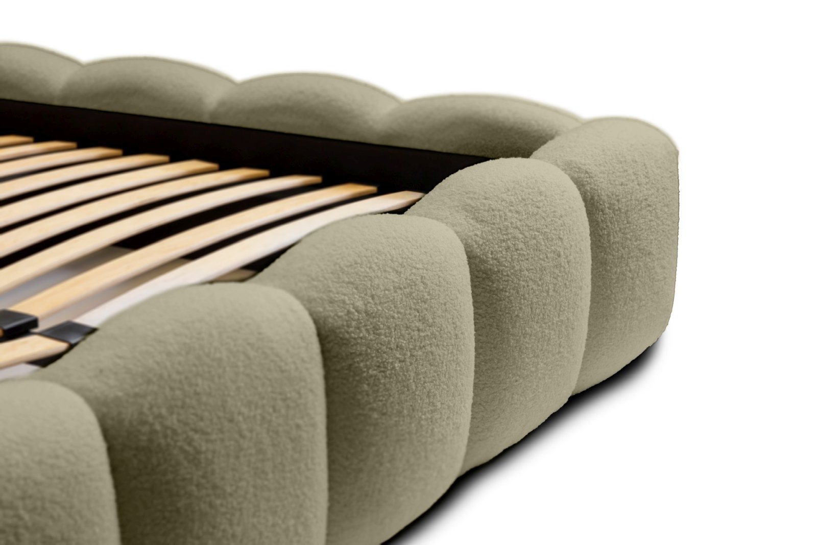 Polsterbett Vento-Slim Boucle 180x200 mit Holzrahmen Quelle 06