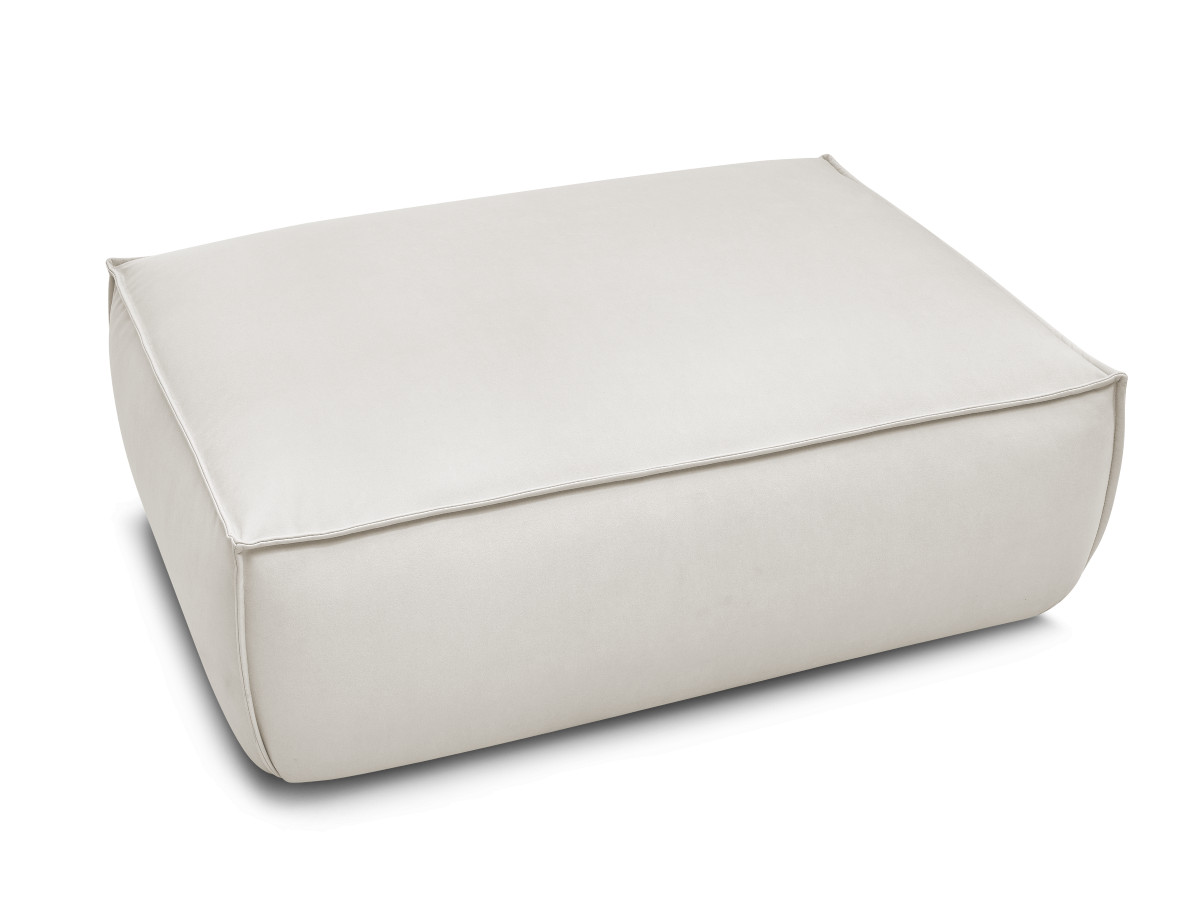 Bobochic Boheme Pouf Kunstleder Beige