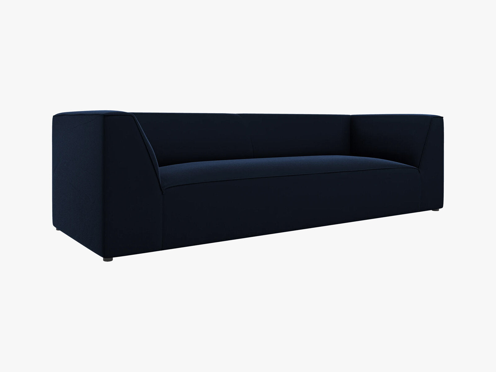 Micadoni Sofa Ruby 3-Sitzer Samt Salvador Königsblau