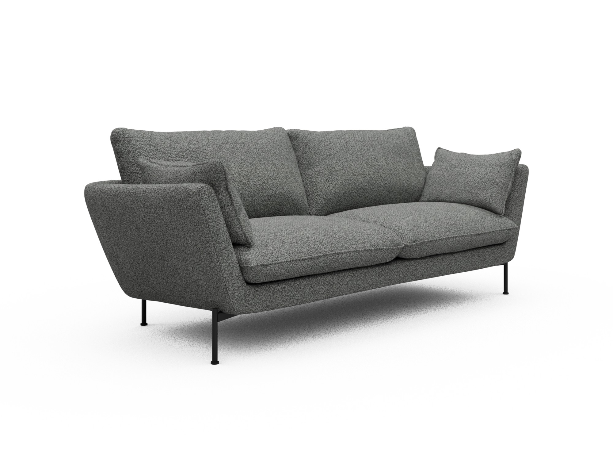 Skandi Home Sofa Anton 3-Sitzer Vanora-Warm-Grey moebelfaktor
