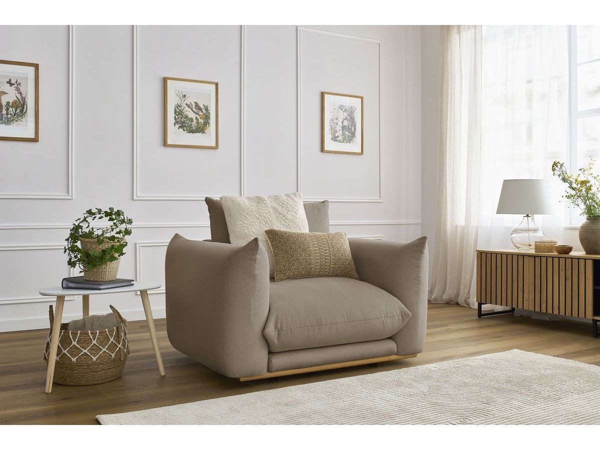 Bobochic Ernest Sessel Stoff Taupe