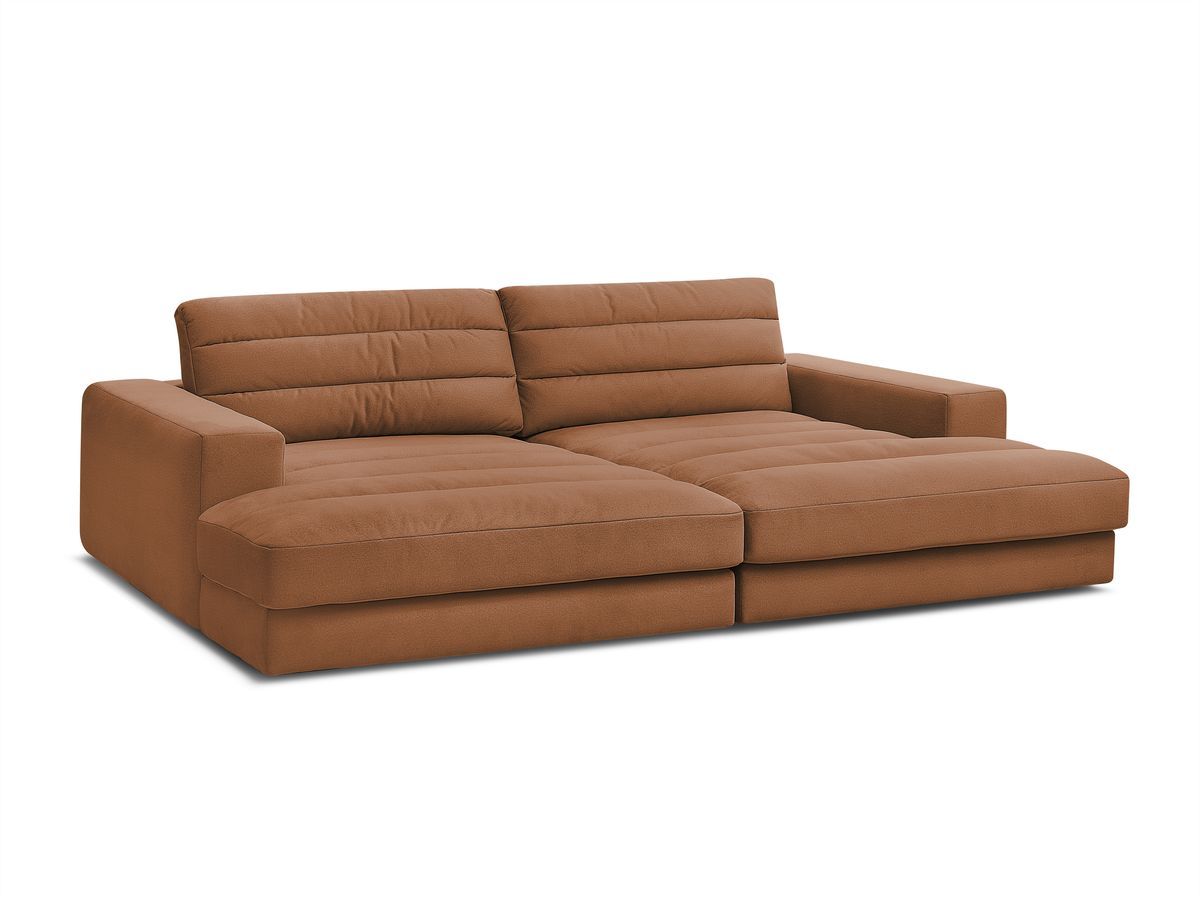 Bobochic Sierra Sofa 4-Sitzer Samt Orange