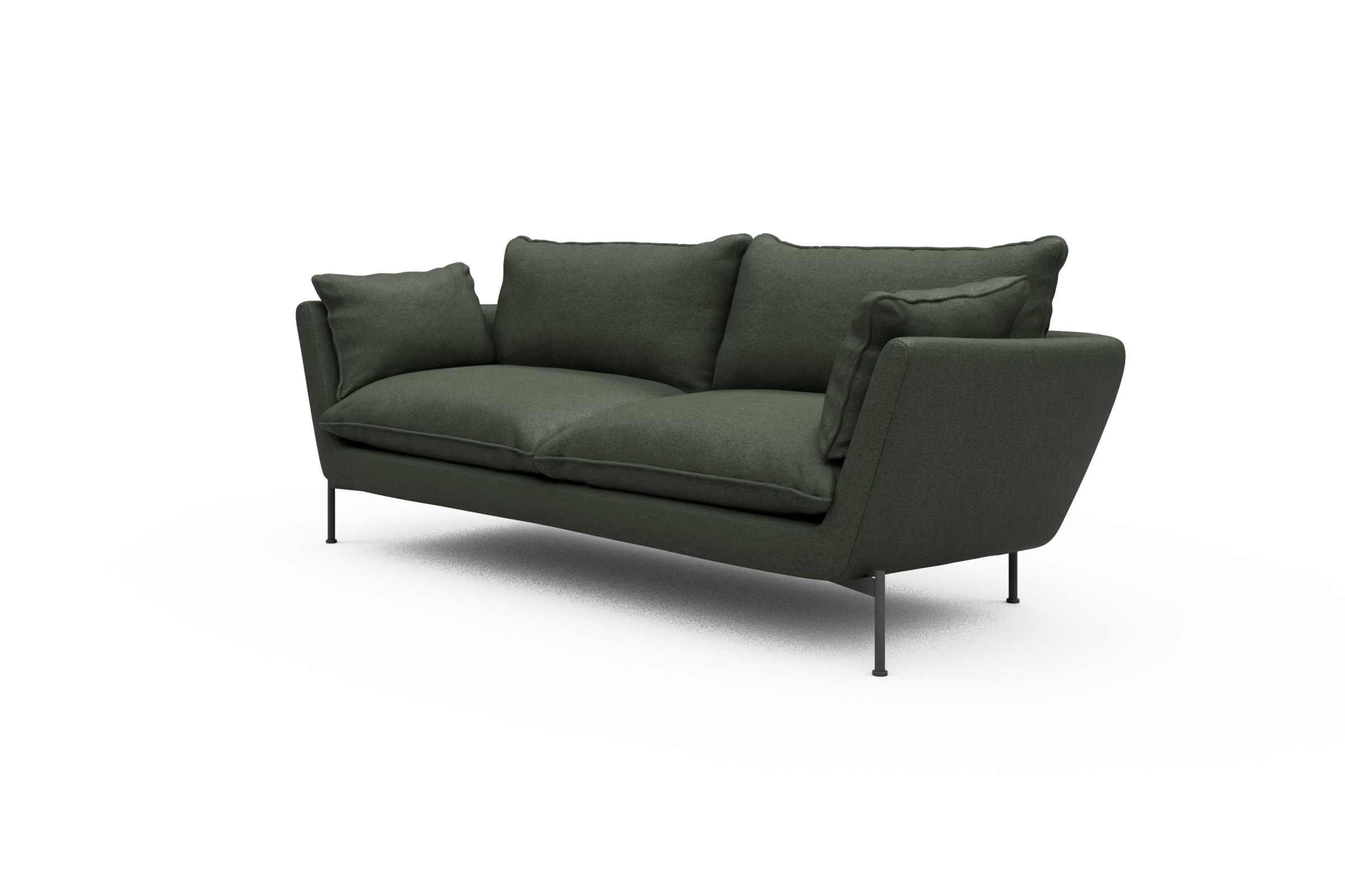 Sofa Anton PREMIUM 3-Sitzer Denari-Forest-Green