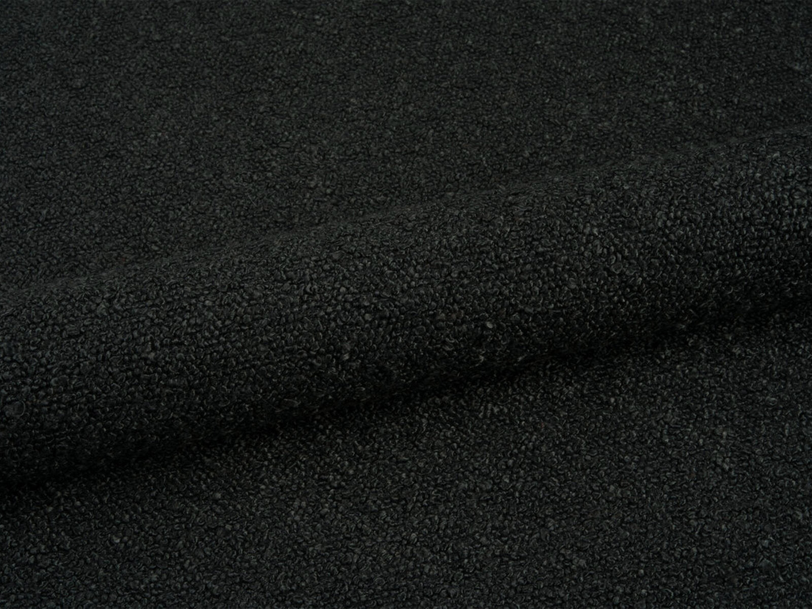 Micadoni Stauraumbett mit Kopfteil Bellis Boucle Baloo Schwarz