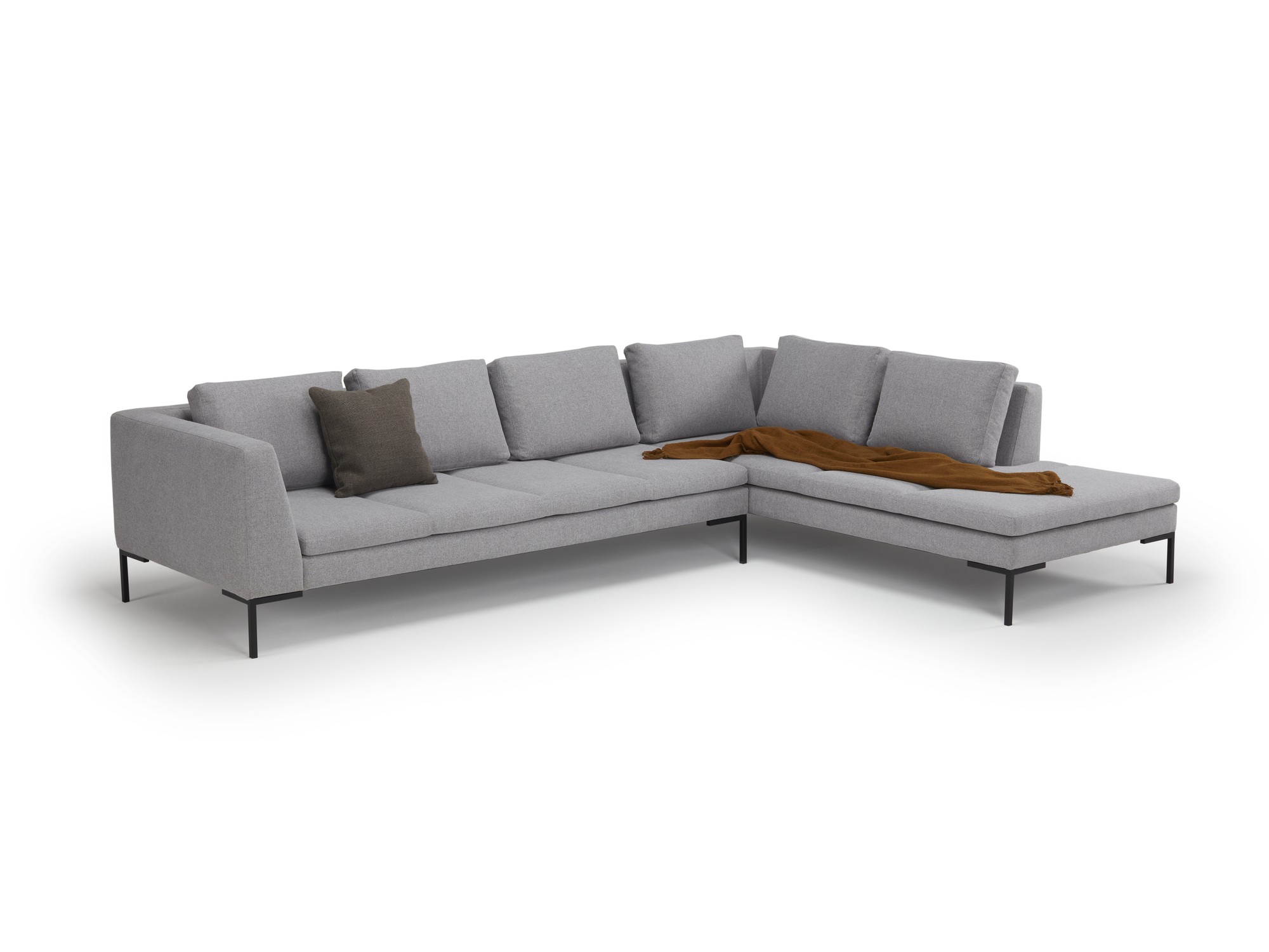 Skandi Home Ecksofa Marvin Relax-Ecke mit 3-Sitzer Sama-Grey moebelfaktor