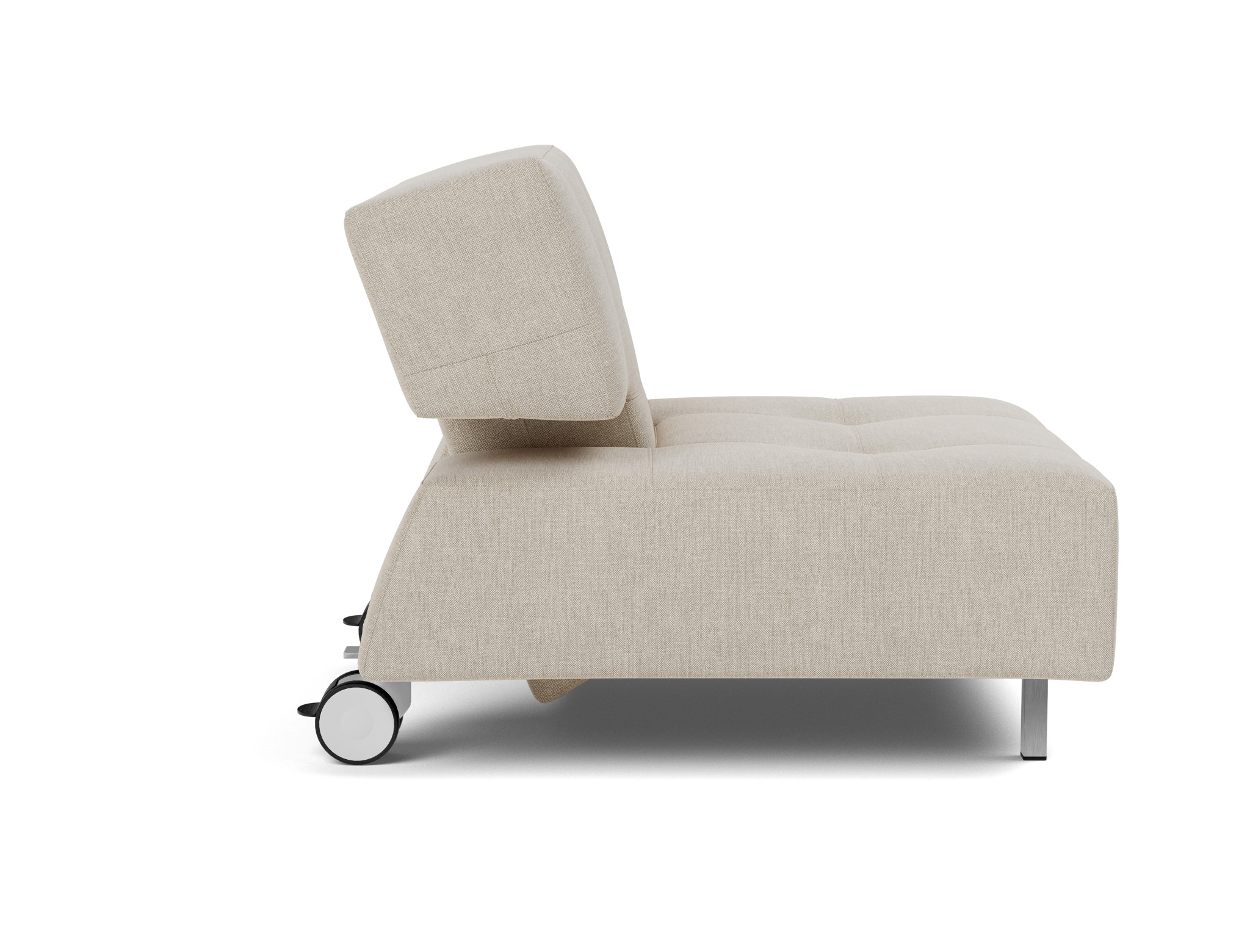 Sessel Long Horn D.E.L. Flachgewebe Phobos 586-Latte