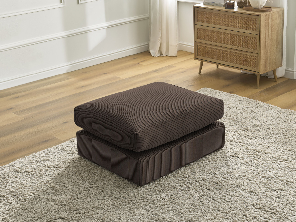 Bobochic Paris Pouf Cordsamt Braun