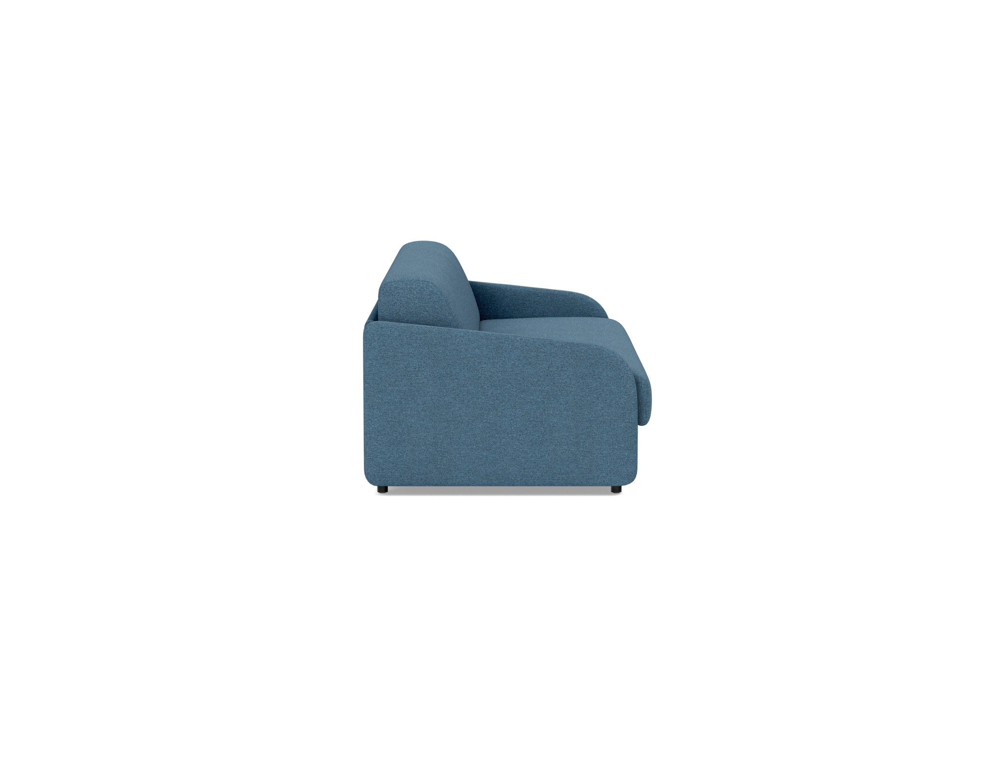 Schlafsofa Eivor mit Memory-Matratze 160 Strukturierter Stoff Weda 302-Weda-Blue