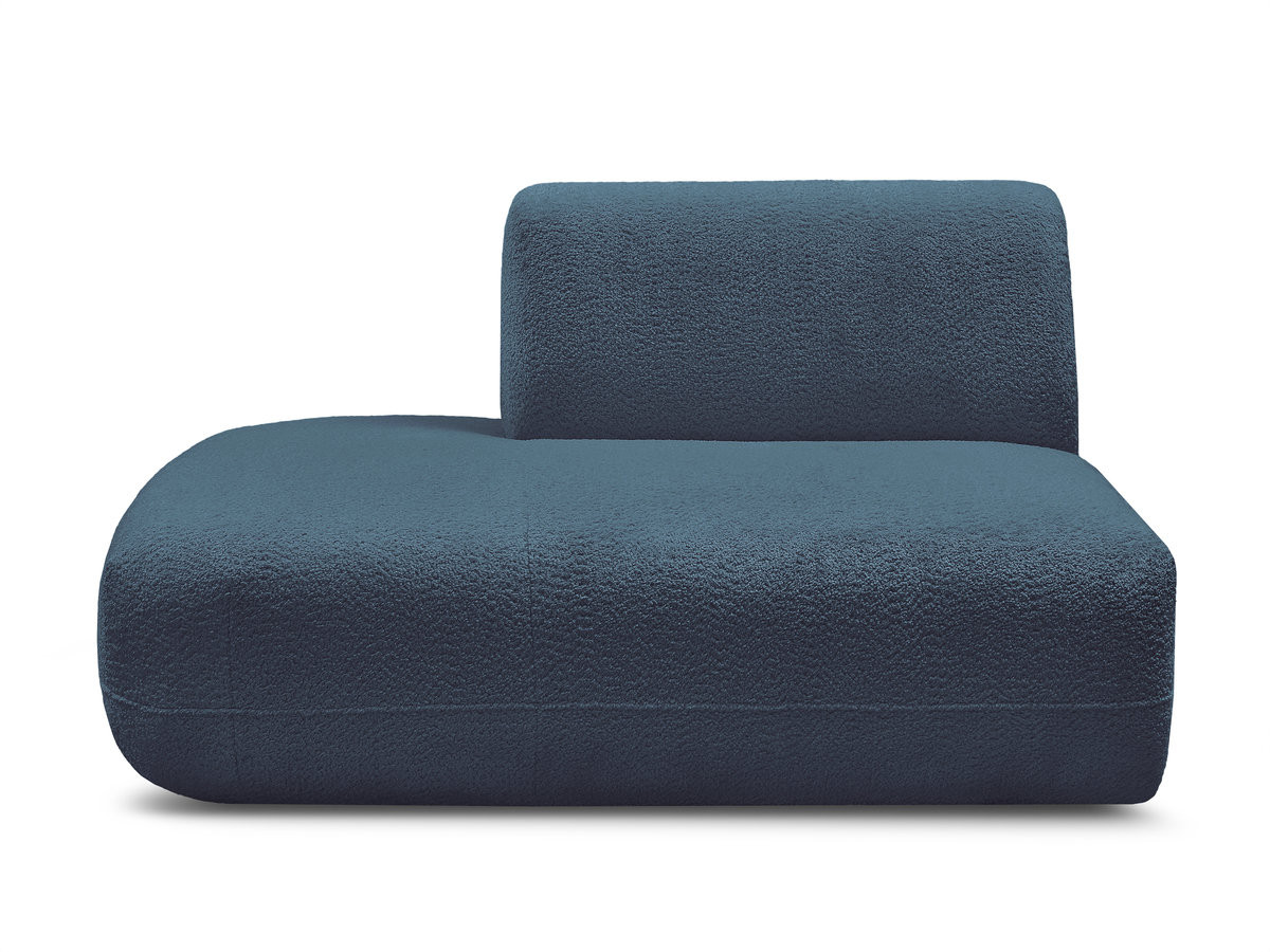 Bobochic Anda Sofamodul 2-Sitzer Chenille Hellblau Ecke links