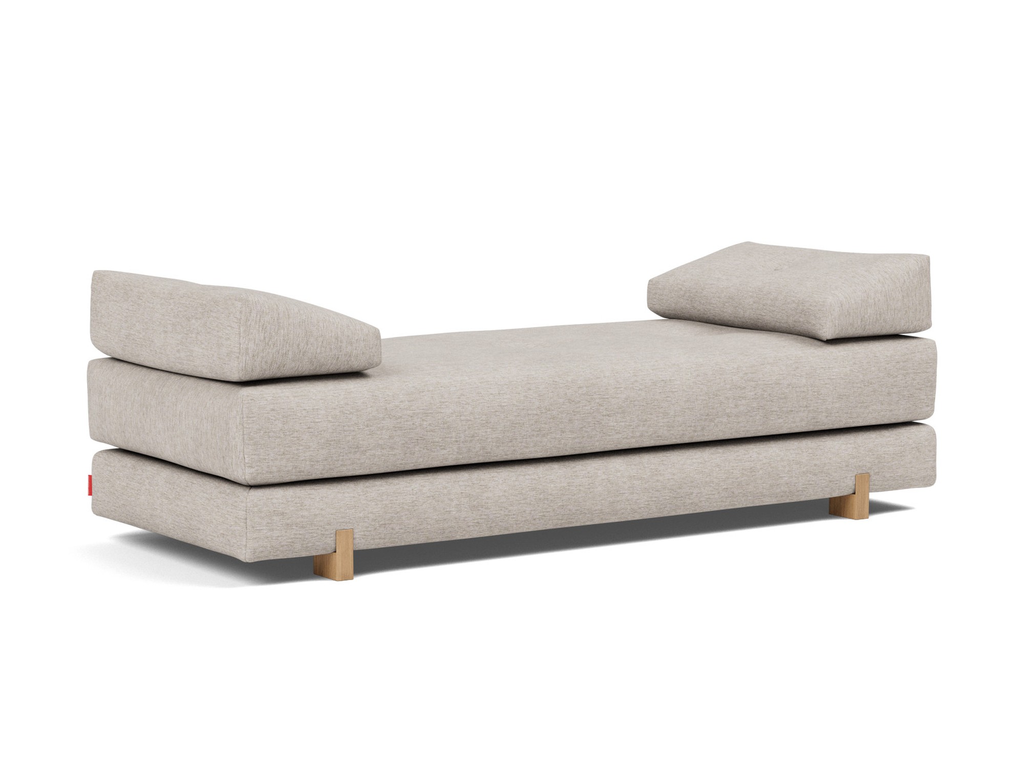 Tagesbett Sigmund Chenille Yuveno 471-Sand Beine Drip Eiche