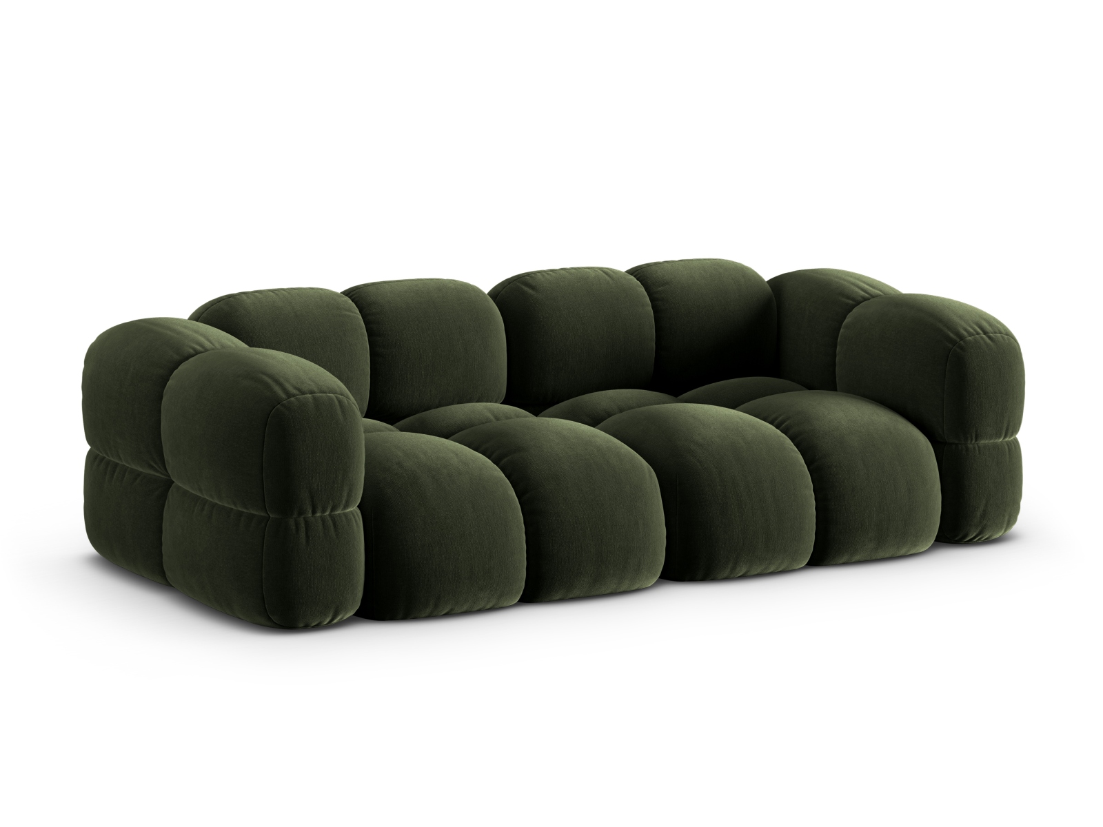 Cosmopolitan Design Sofa Loretto 4-Sitzer Samt Vogue Grün