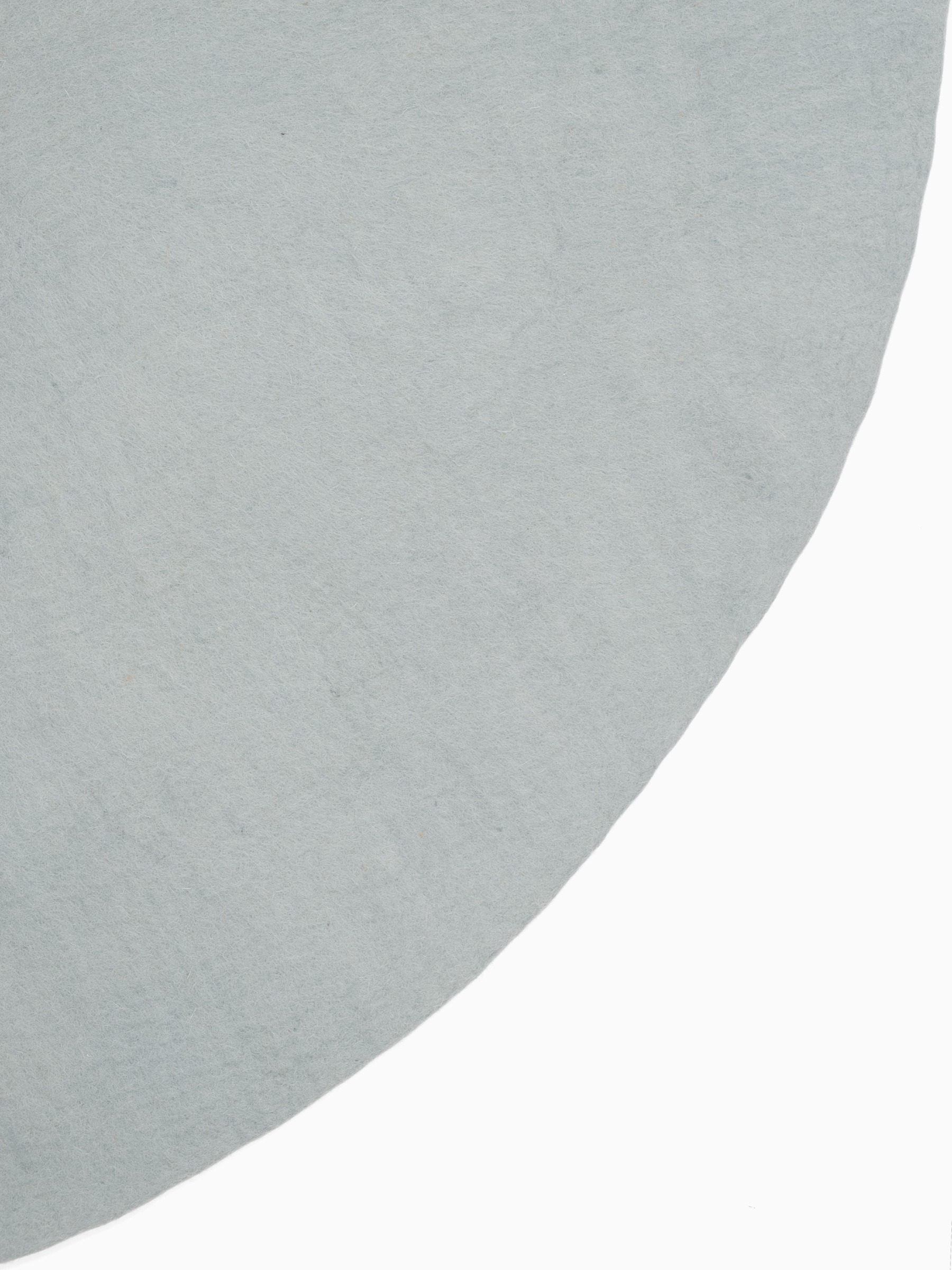 myfelt Liv Filzteppich Hellblau rund Ø 50 cm