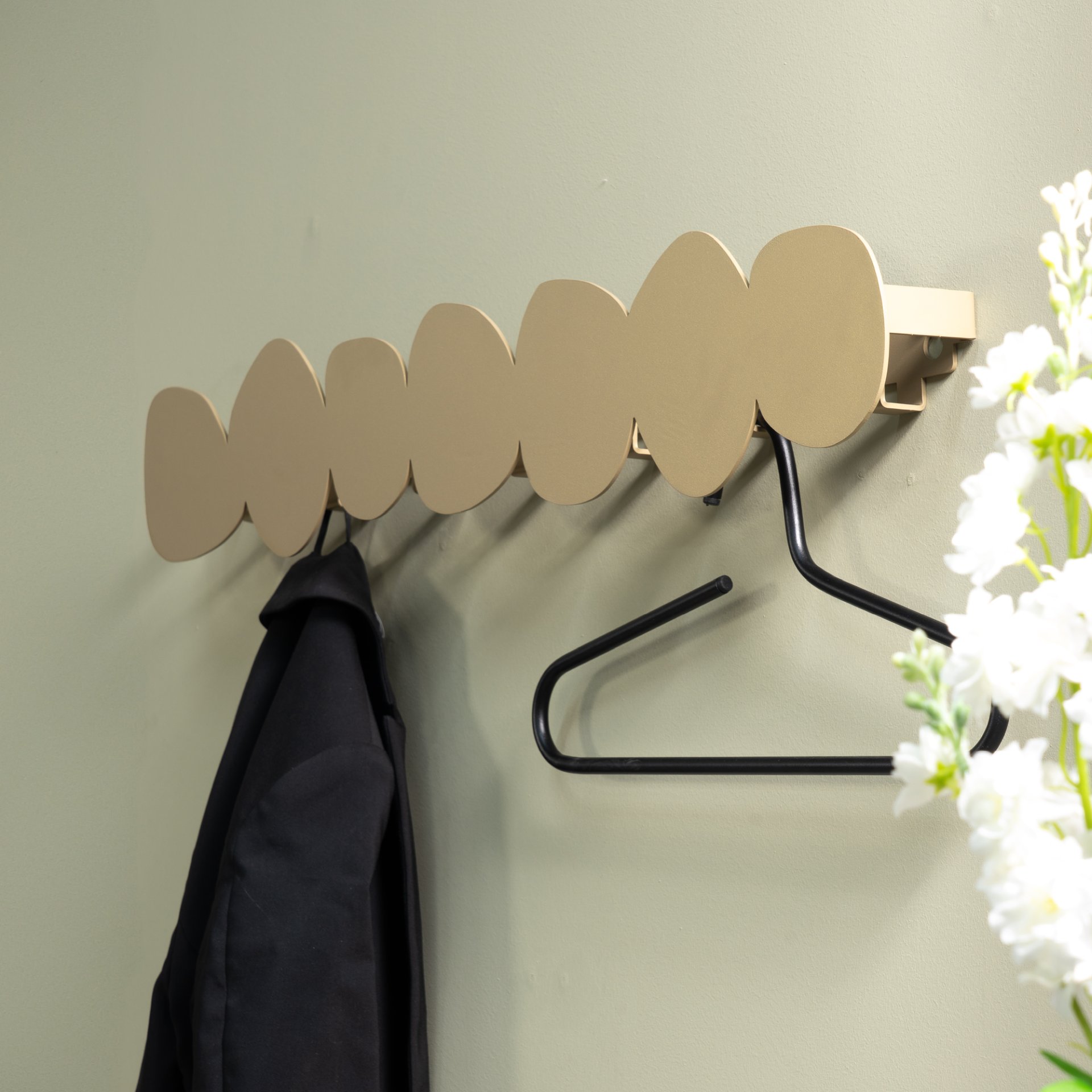Spinder Design Wandgarderobe Tumulo Large Champagne