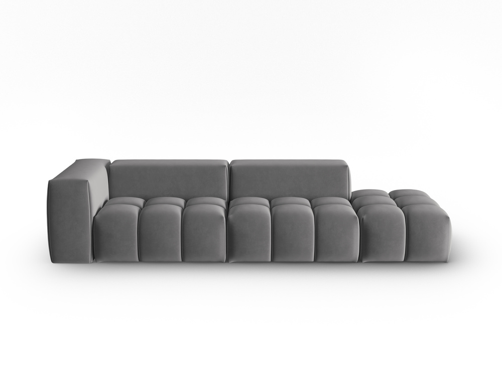 Cosmopolitan Design Sofa Verona 4-Sitzer offen Samt Casino Anthrazit Rechts