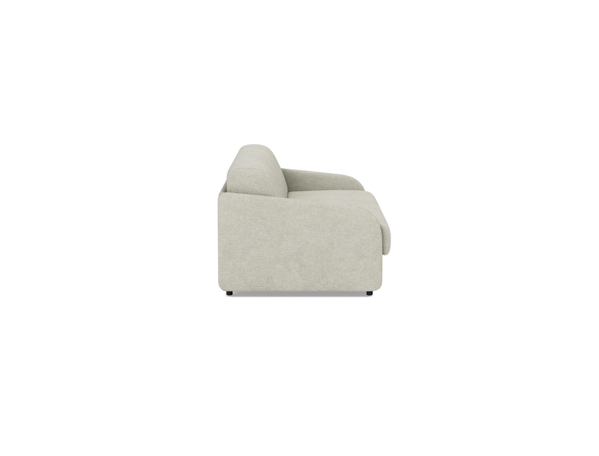 Schlafsofa Eivor mit Taschenfederkernmatratze 160 Flachgewebe Avella 280-Sand