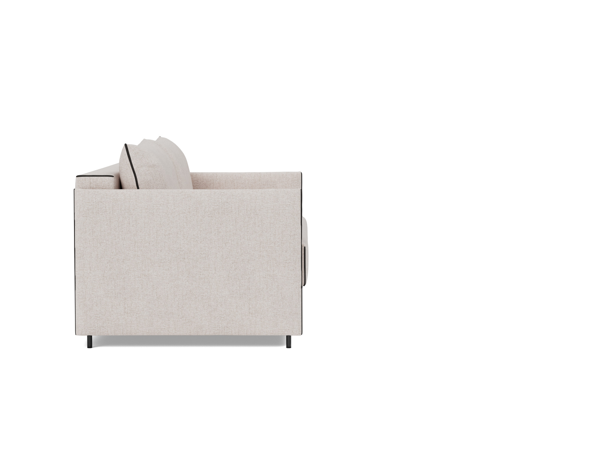 Schlafsofa Luoma Strukturierter Stoff Weda 300-Weda-Sand