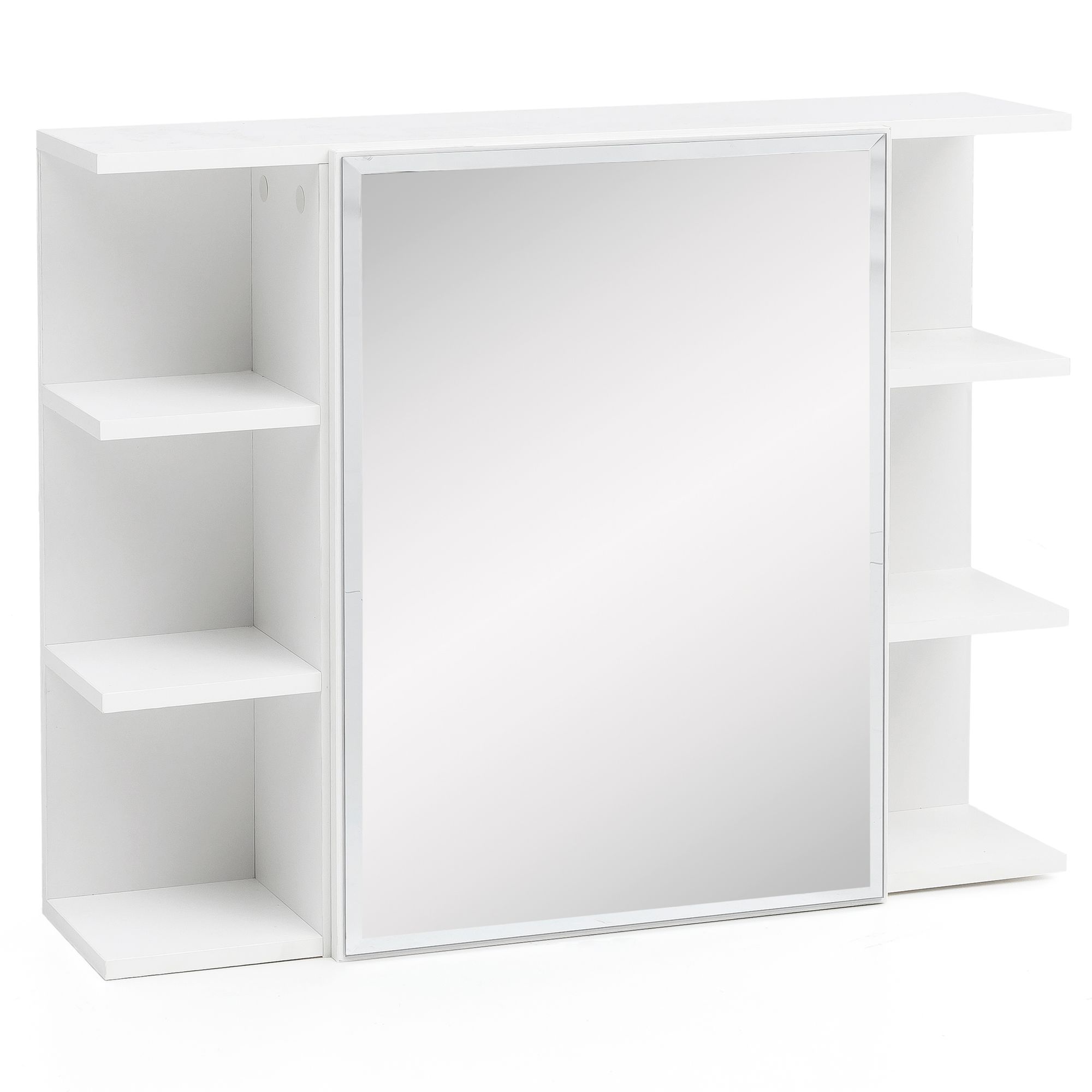 Spiegelschrank Hostrup Weiß 80 × 20 × 64,5 cm