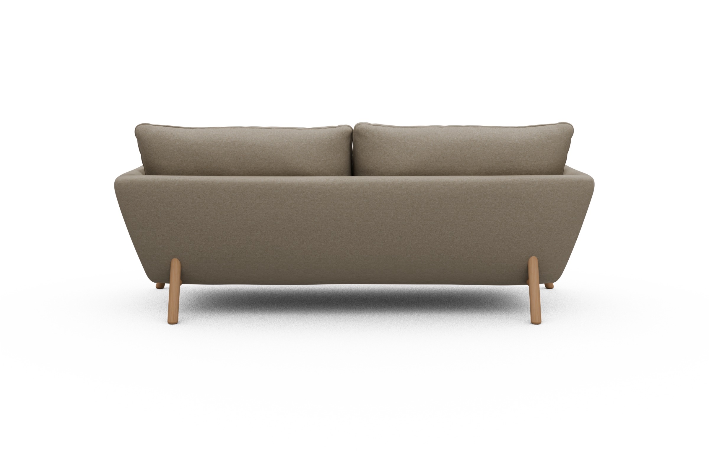 Sofa Emil 3-Sitzer Beinfarbe Eiche Natur Satya-Natural