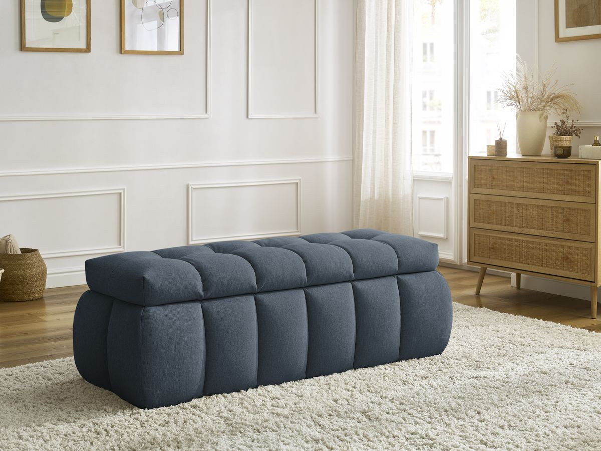 Bobochic Mont-blanc Bettbank Stoff Dunkelblau