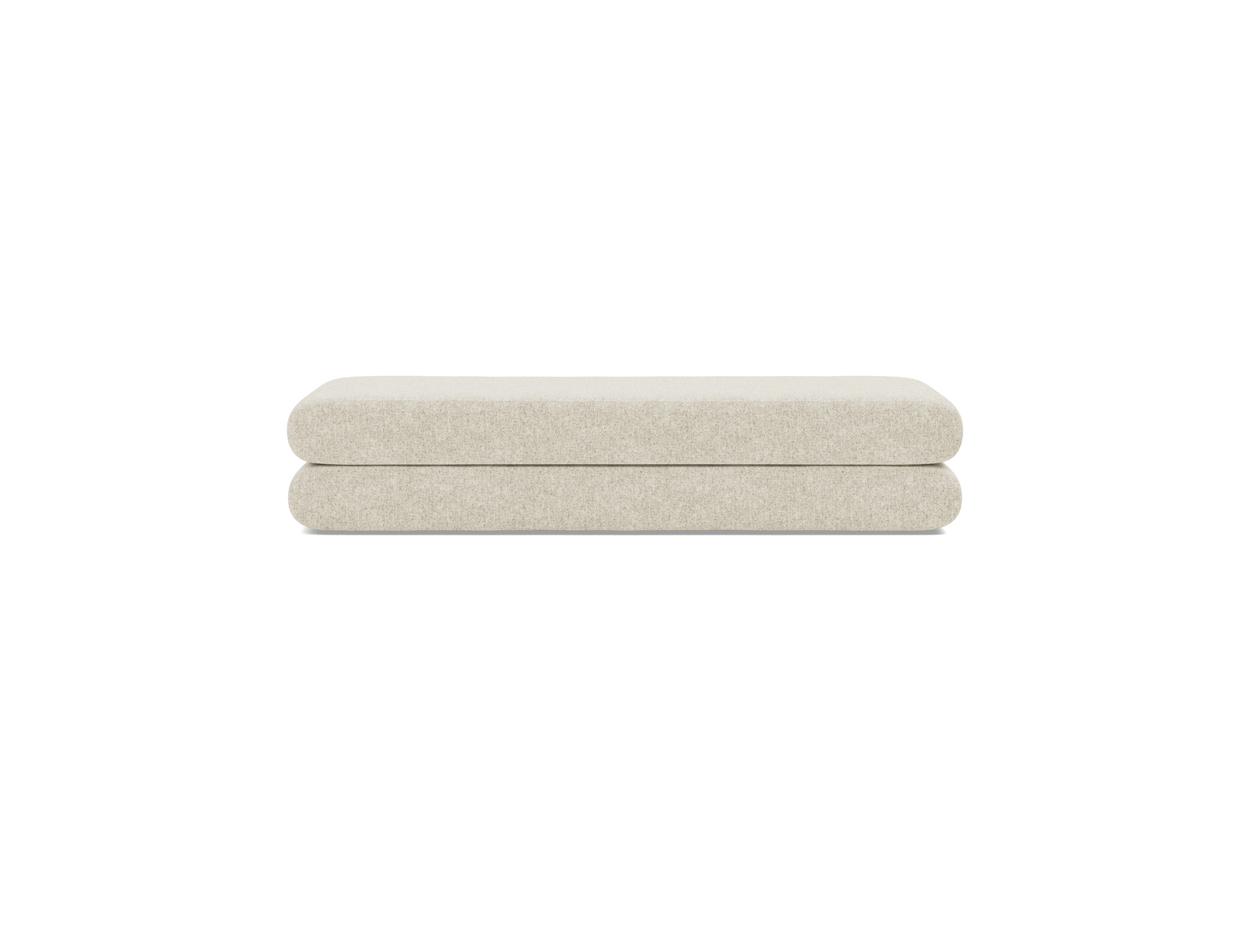 Tagesbett Circlus Strukturierter Stoff Taura 357-Off-White