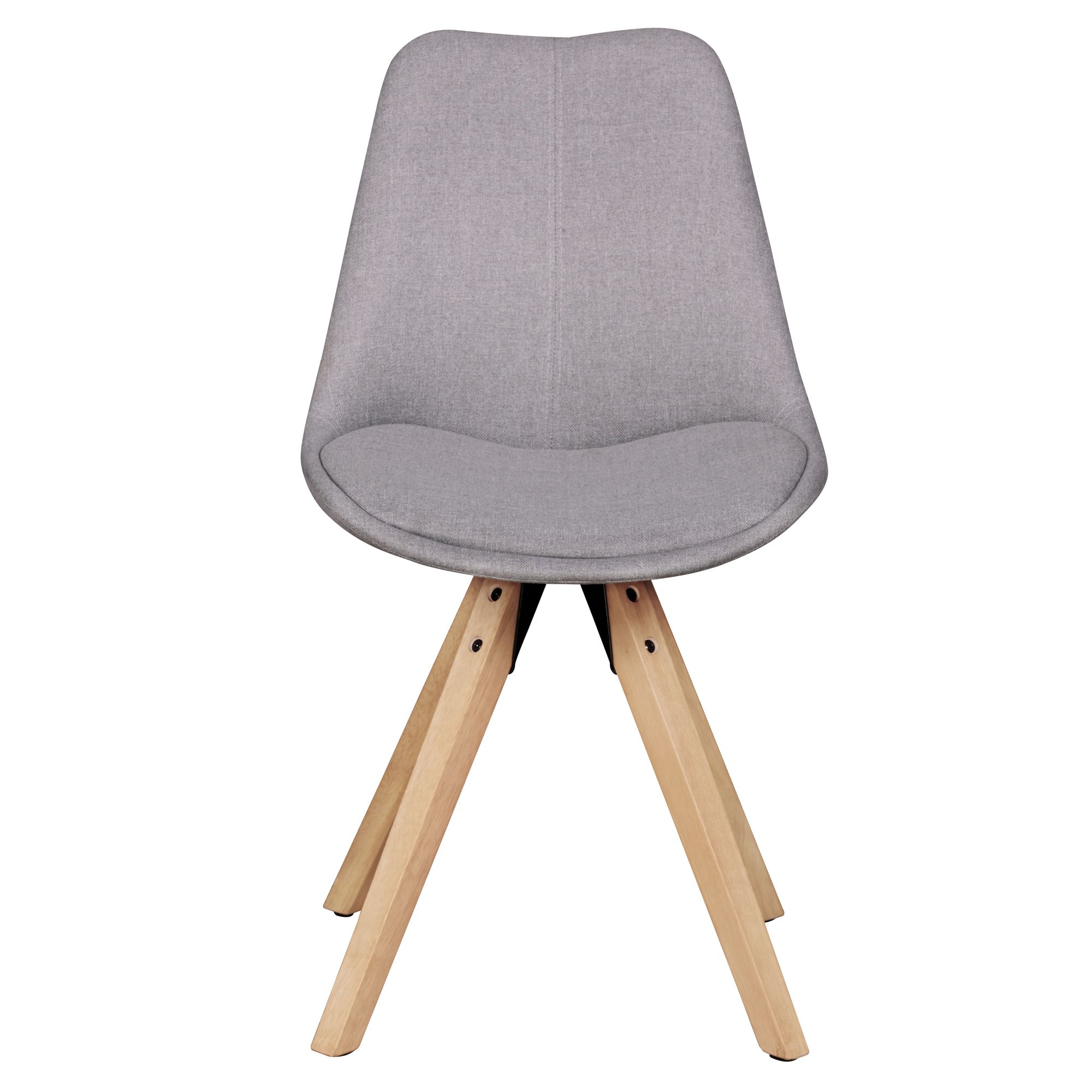Polsterstuhl Arna Metall Grau 49 × 52 × 87 cm