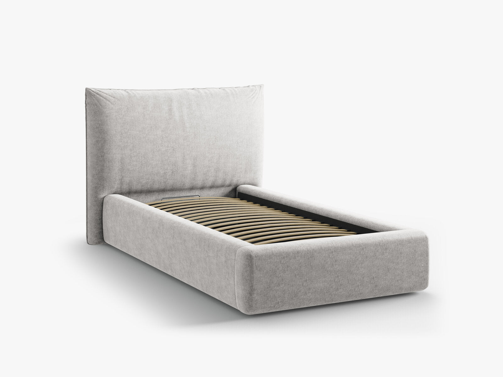 Micadoni Bett Kaelle Chenille Perfect Harmony Hellgrau