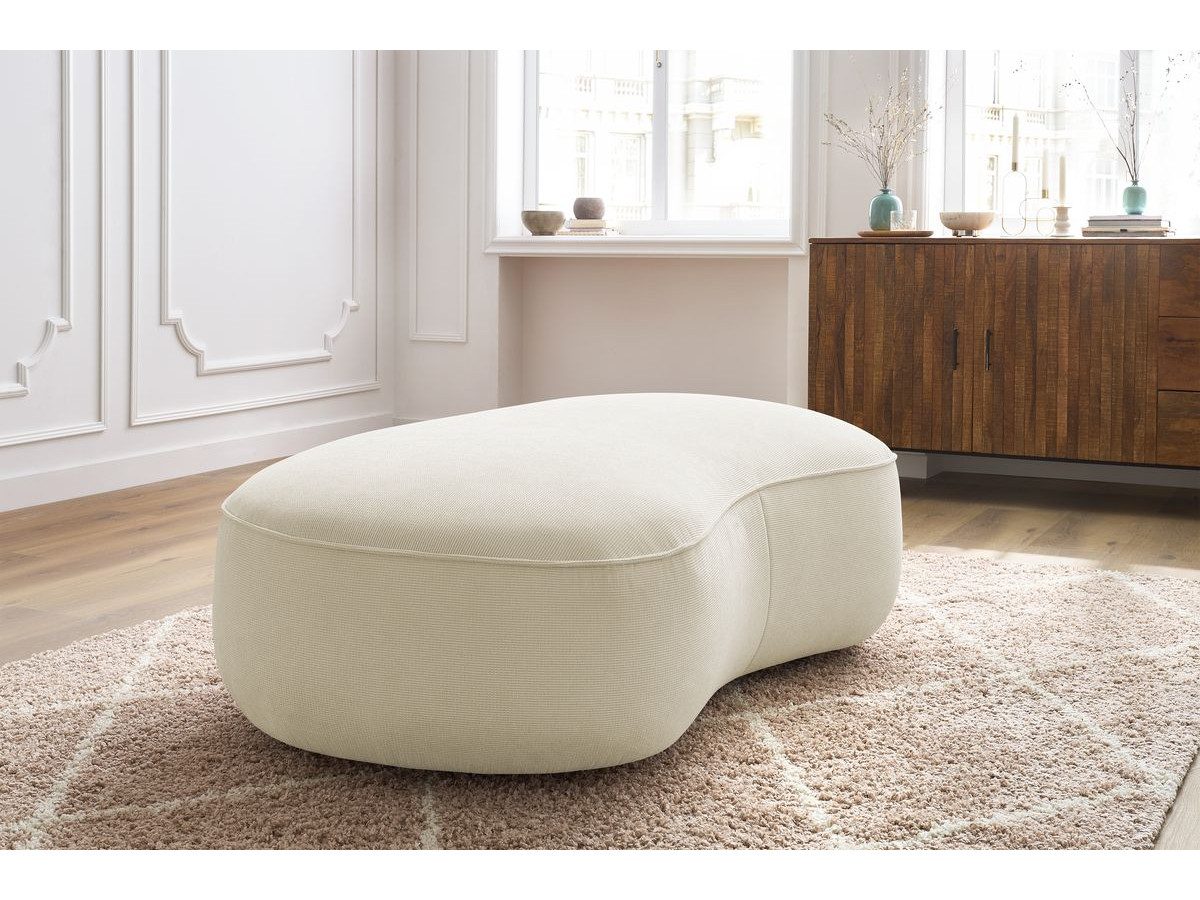Bobochic Saint-germain Pouf Strukturstoff Beige