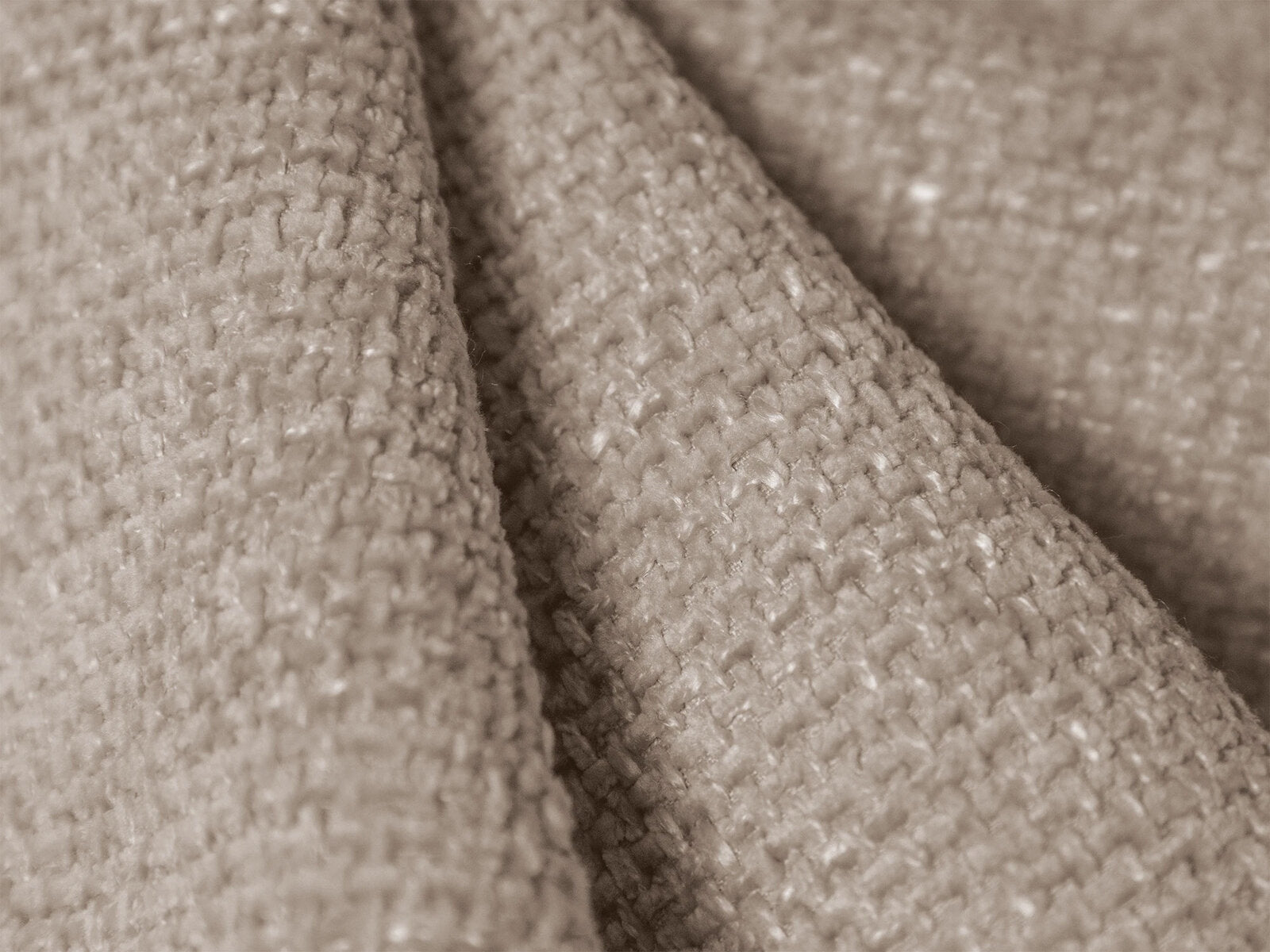 Micadoni Sofa Miley 4-Sitzer Rechts Chenille Haga Beige