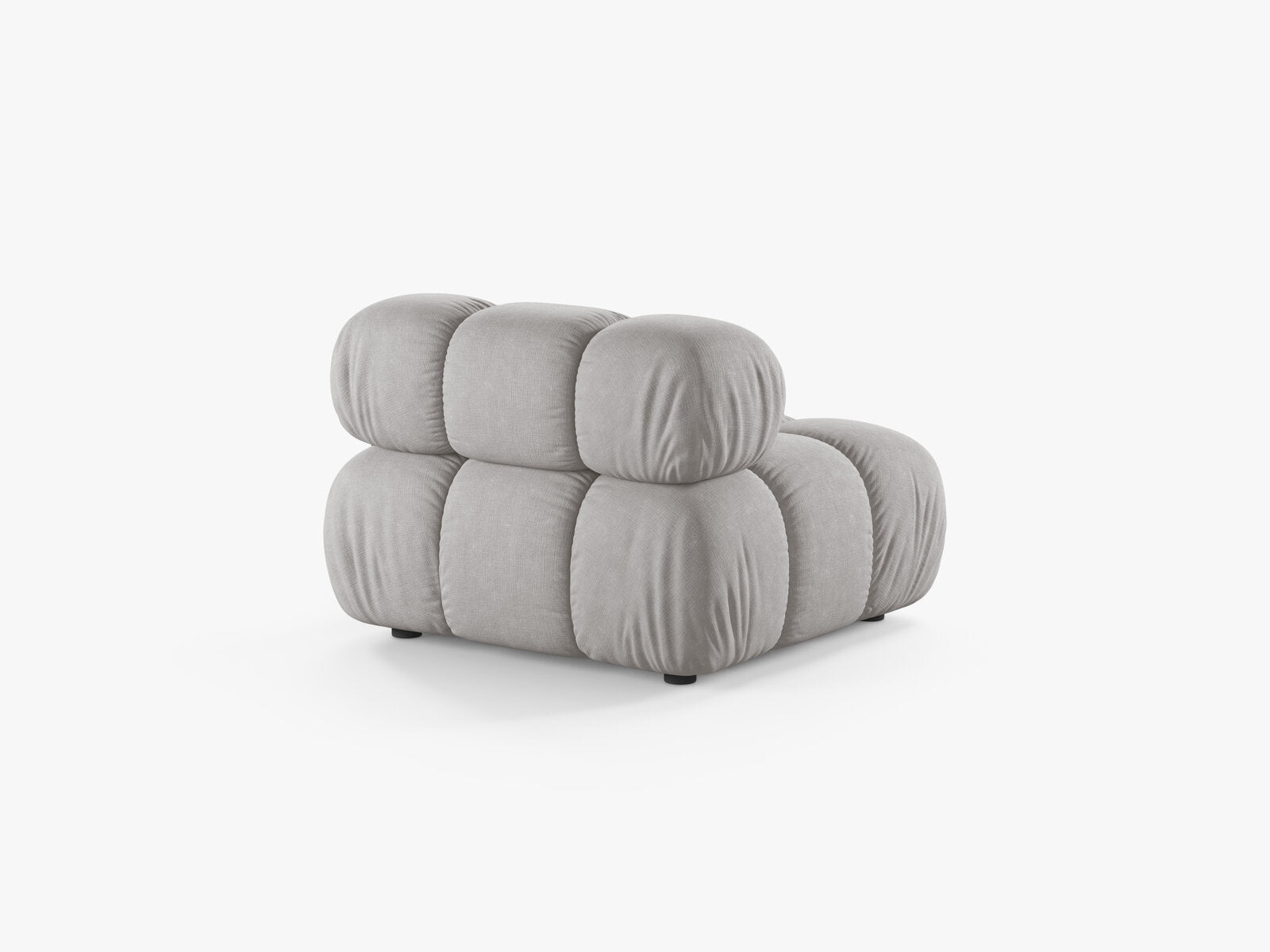 Micadoni Armloses Modul Bellis Strukturierter Stoff Liberty Hellgrau