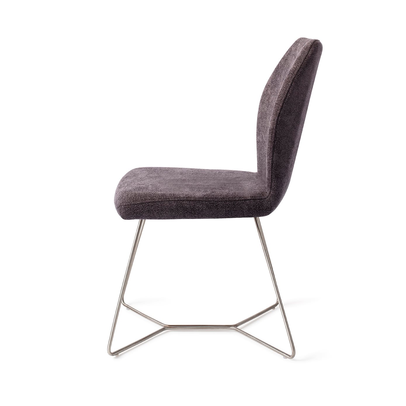 Jesper Home Esszimmerstuhl Ikata Almost-Black Beehive Stahl