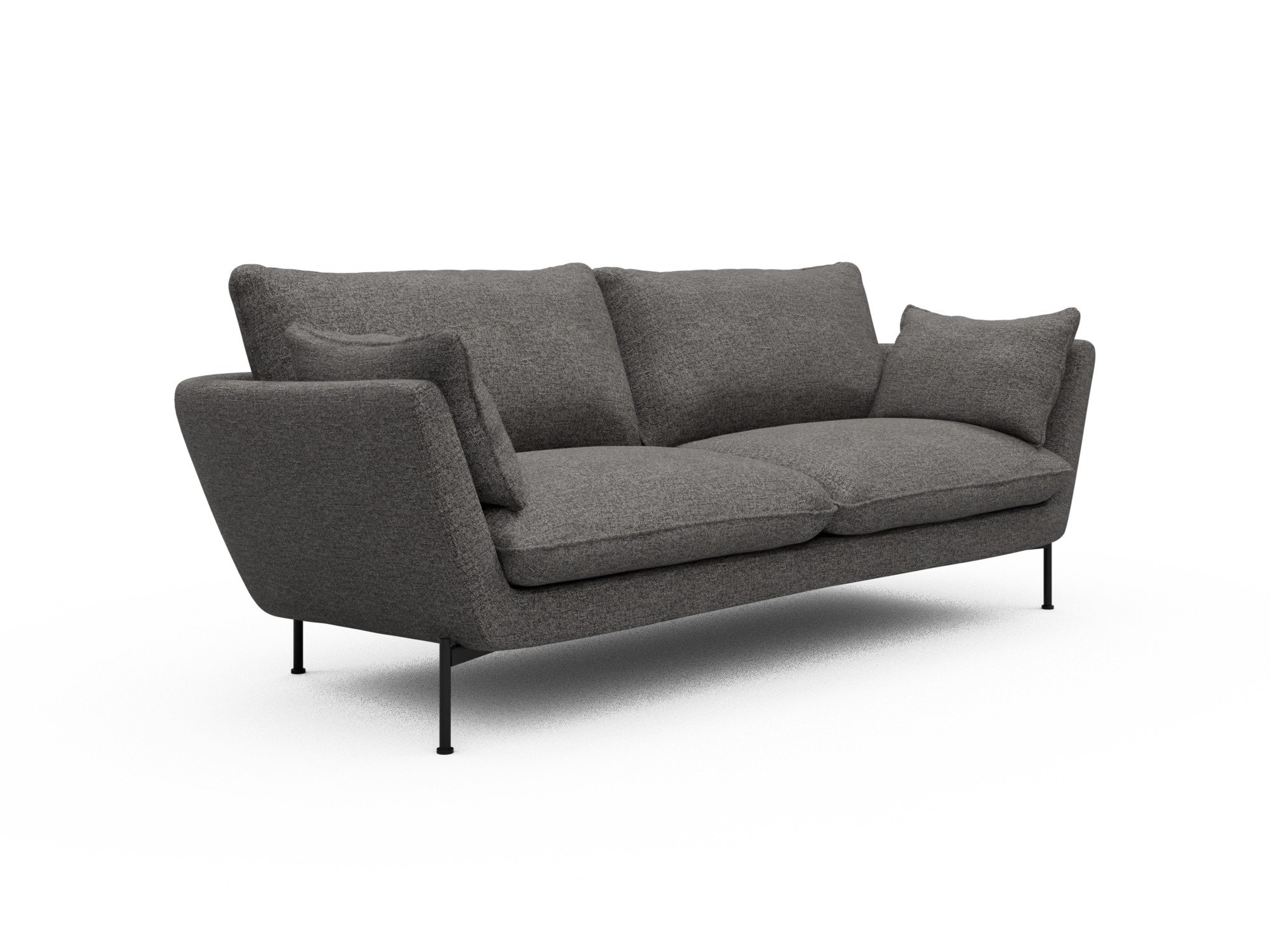 Skandi Home Sofa Anton 3-Sitzer Carreno-Salt-and-Pepper moebelfaktor
