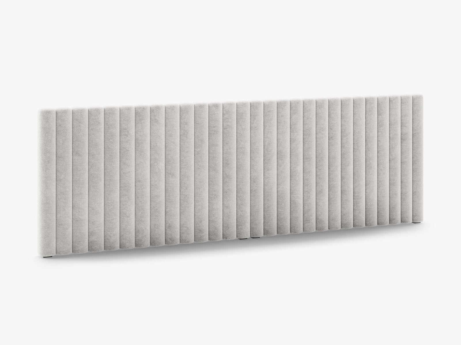 Micadoni Mistero Polster-Kopfteil Chenille Perfect Harmony Hellgrau 280x95