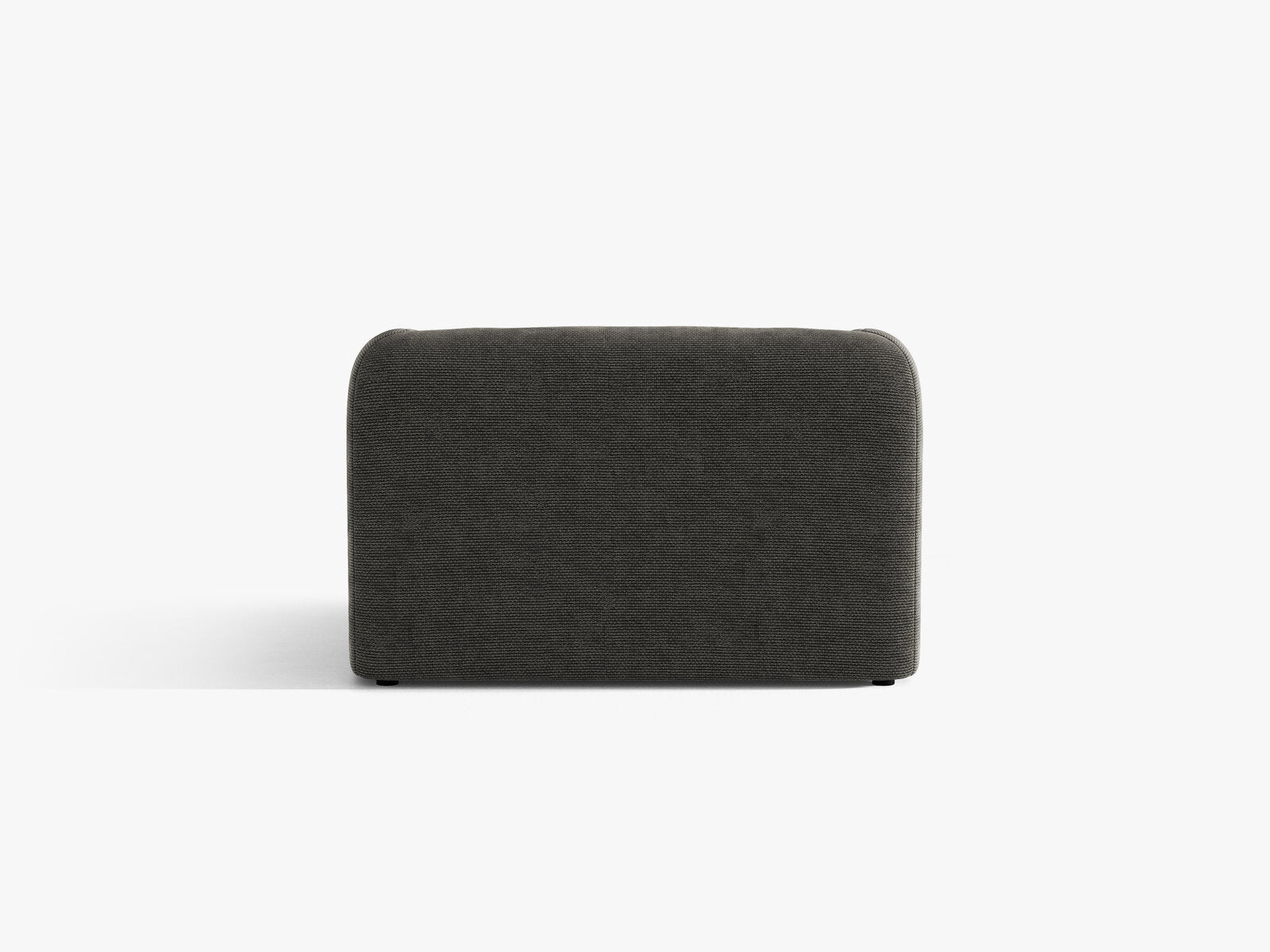 Micadoni Sessel Miley 1-Sitzer Chenille Eden Dunkelgrau