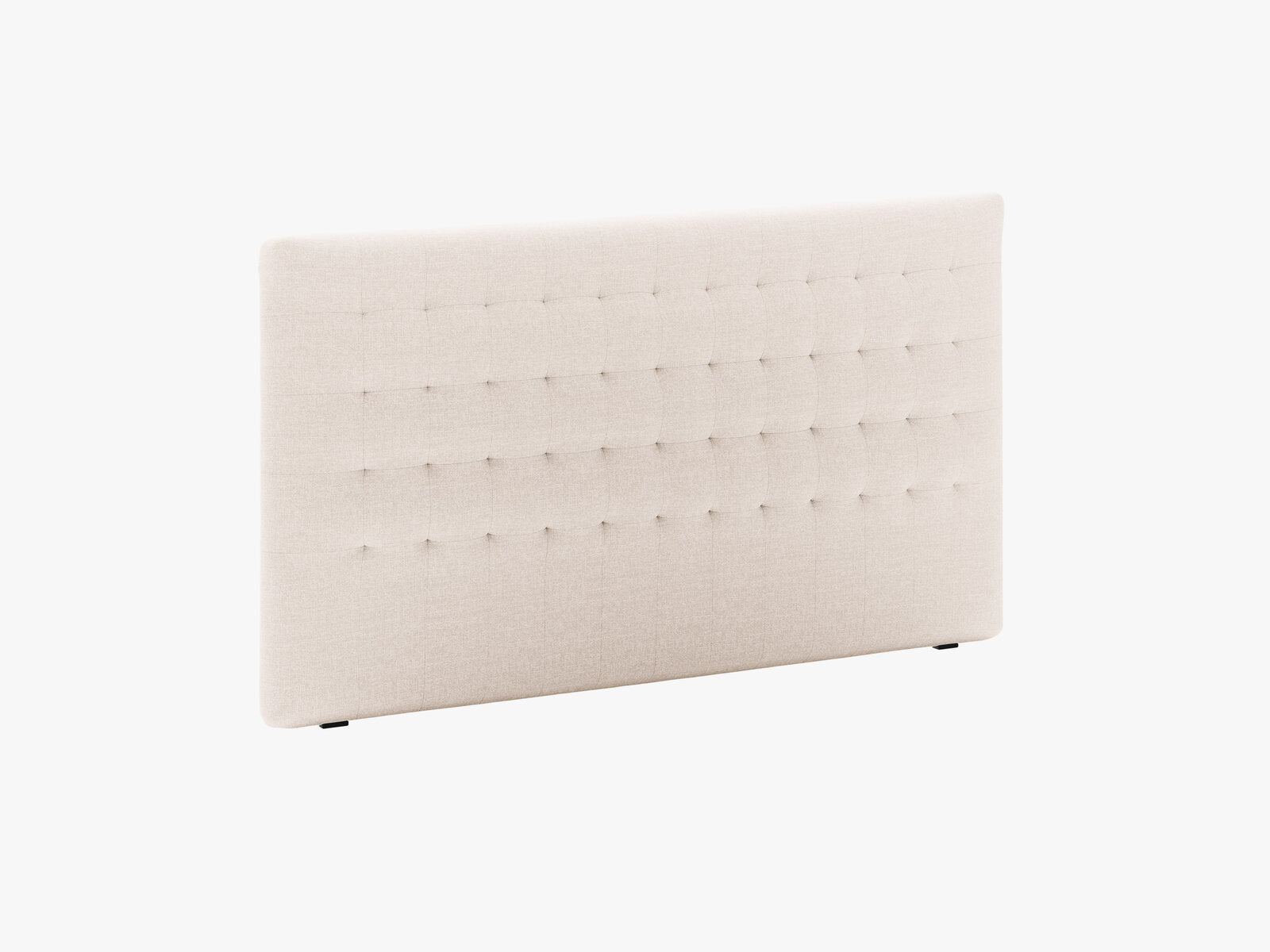 Micadoni Nova Samtiger Kopfteil 120 cm (H 95 cm) Strukturierter Stoff Liberty Beige 180x95