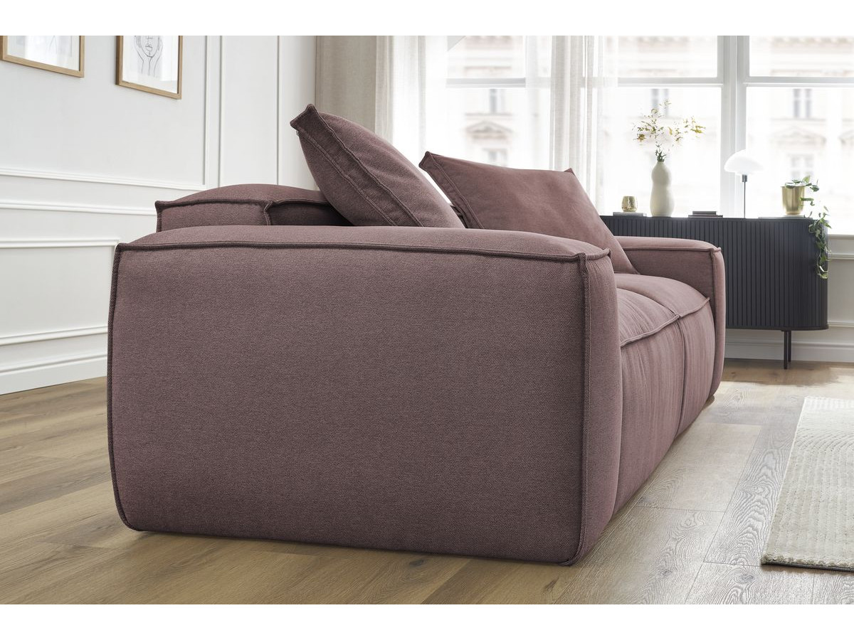 Bobochic Boheme Sofa 3-Sitzer Melange-Stoff Rosa