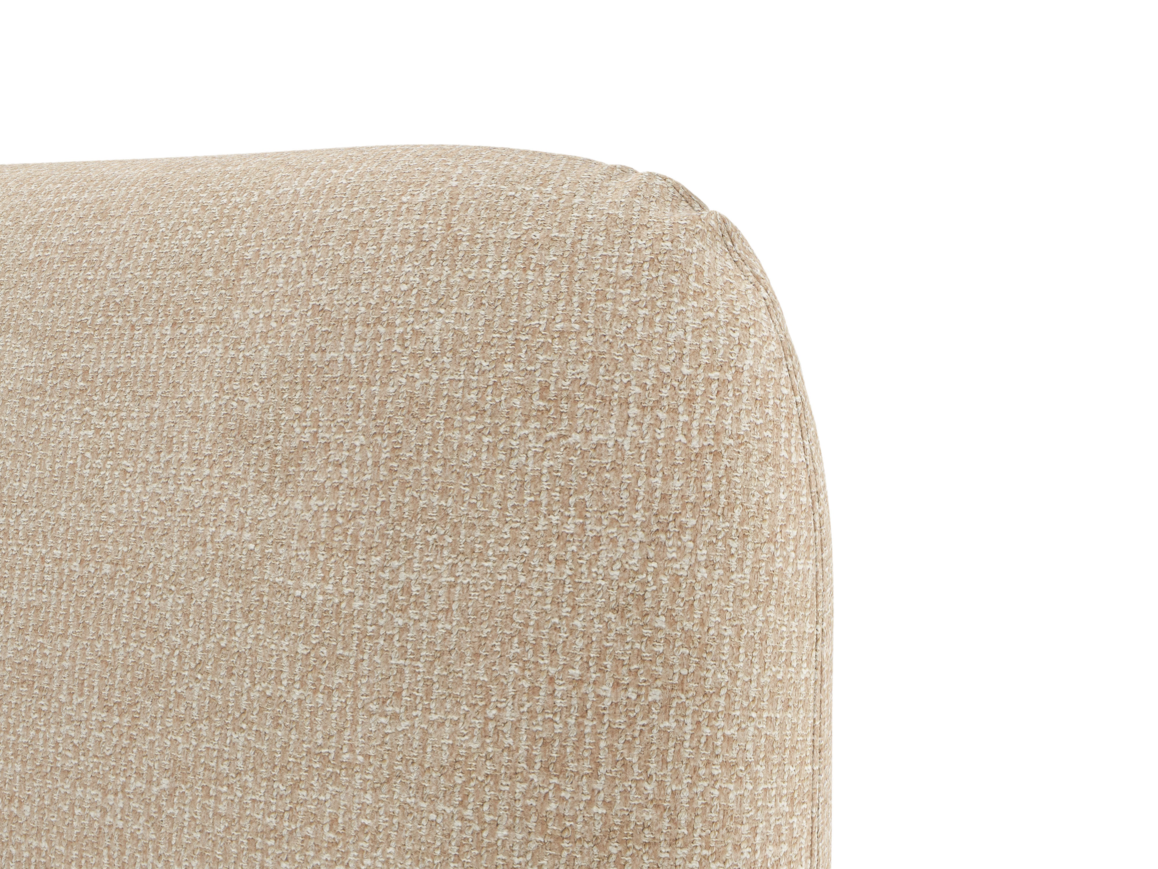 Micadoni Vera Bett mit Kopfteil Chenille Silencio Sand 180x200