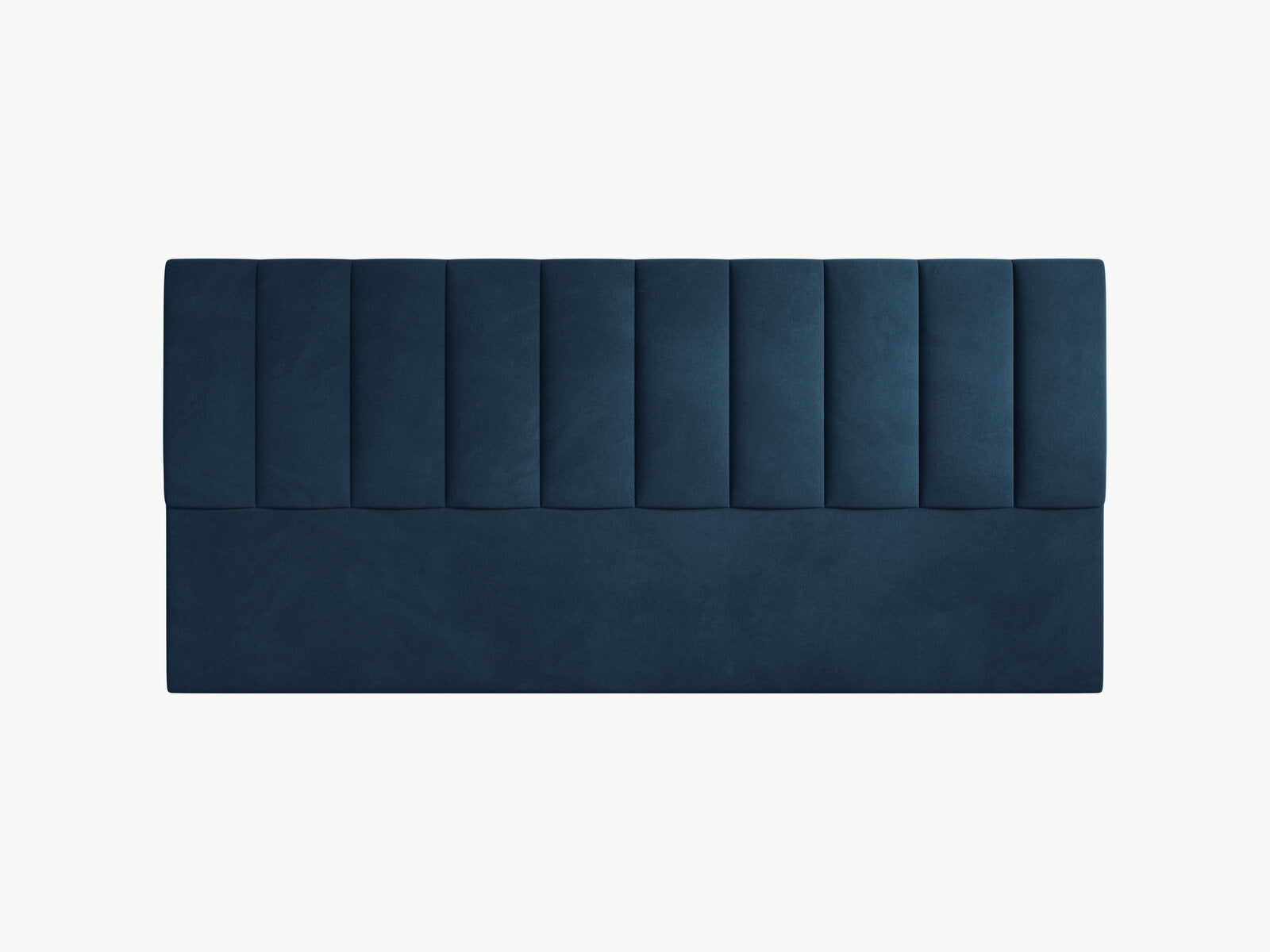 Micadoni Marl Samtiger Kopfteil 140 cm (H 95 cm) Samt Magic Velvet Marineblau 200x95