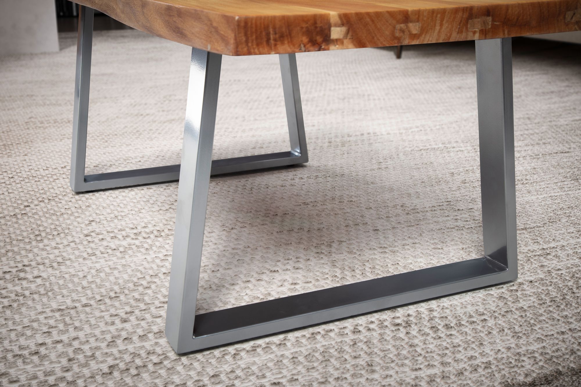 Couchtisch Lonset Akazie Massivholz 120 × 60 × 46 cm