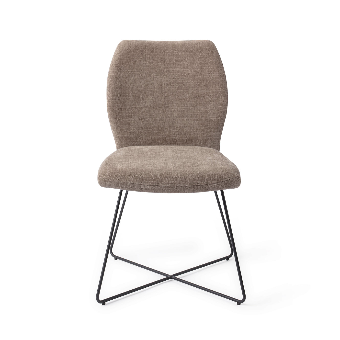 Jesper Home Esszimmerstuhl Ikata Mocha Mist Cross Schwarz