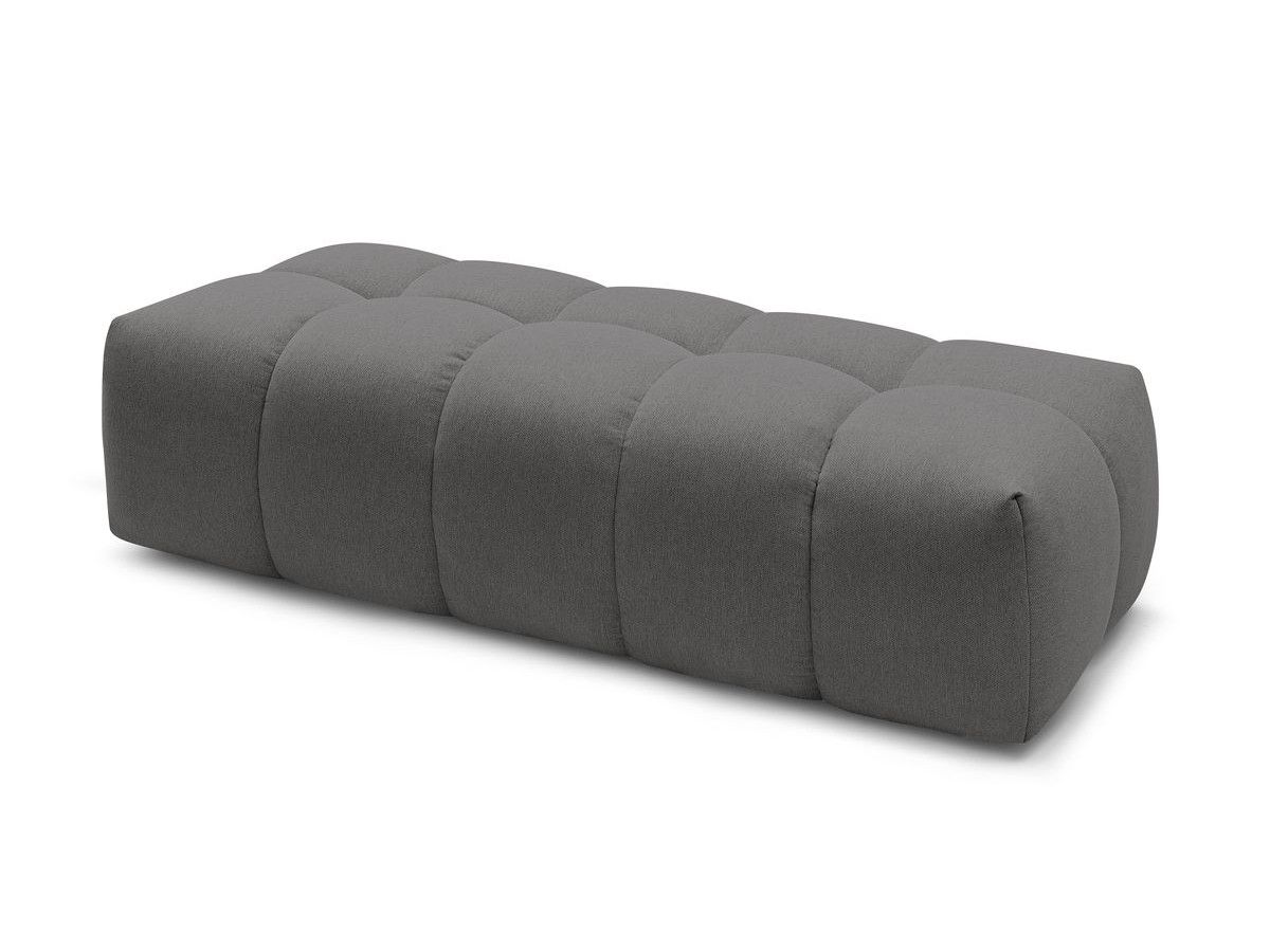 Bobochic Mont-blanc Pouf Melange-Stoff Dunkelgrau