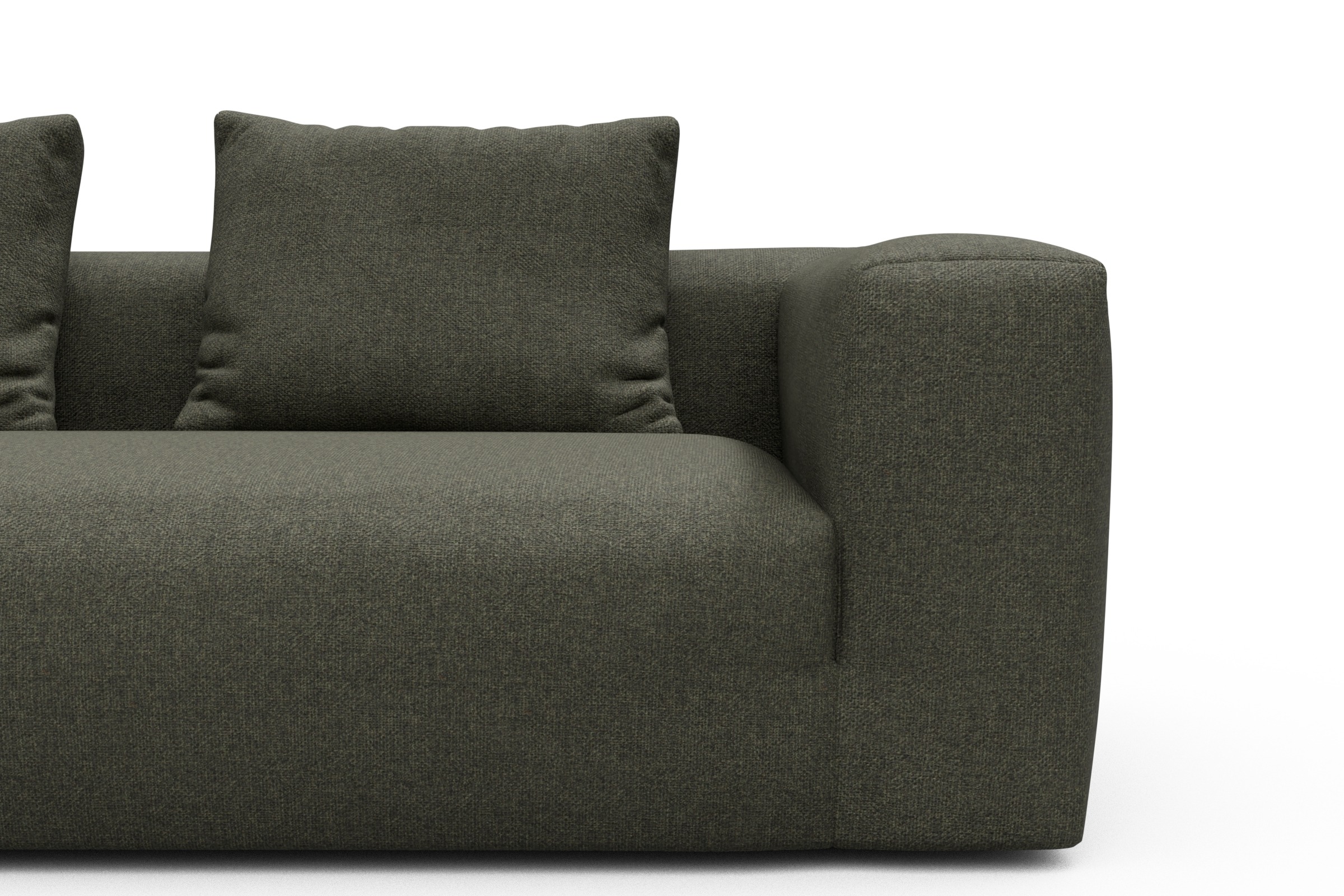 Sofa Fred 3-Sitzer Sama-Winter-Moss