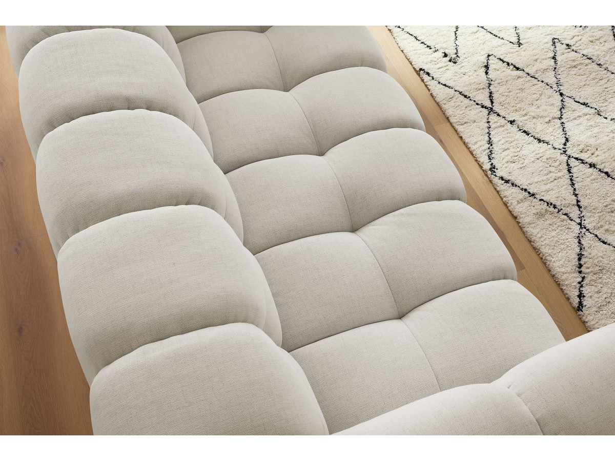 Bobochic Cloud Sofa 3-Sitzer Stoff Beige