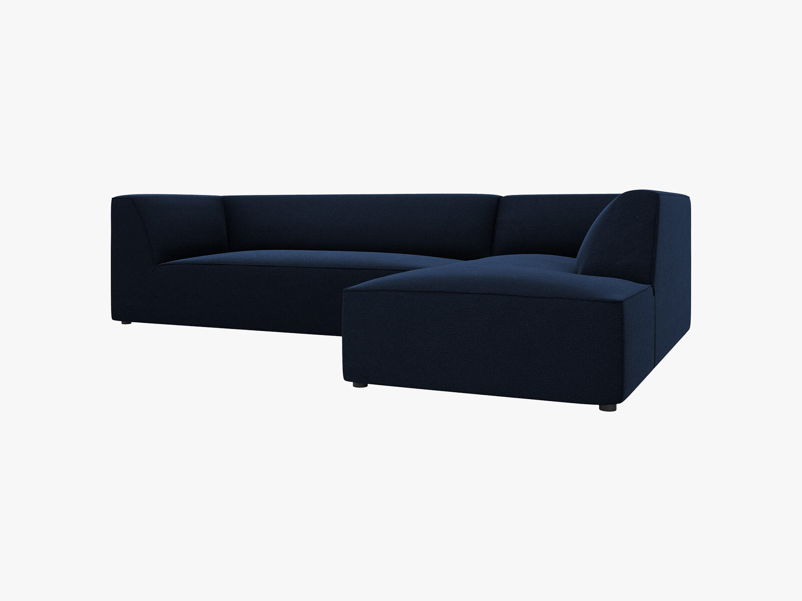 Micadoni 4-Sitzer Modular Sofa Ruby Rechts Samt Salvador Königsblau