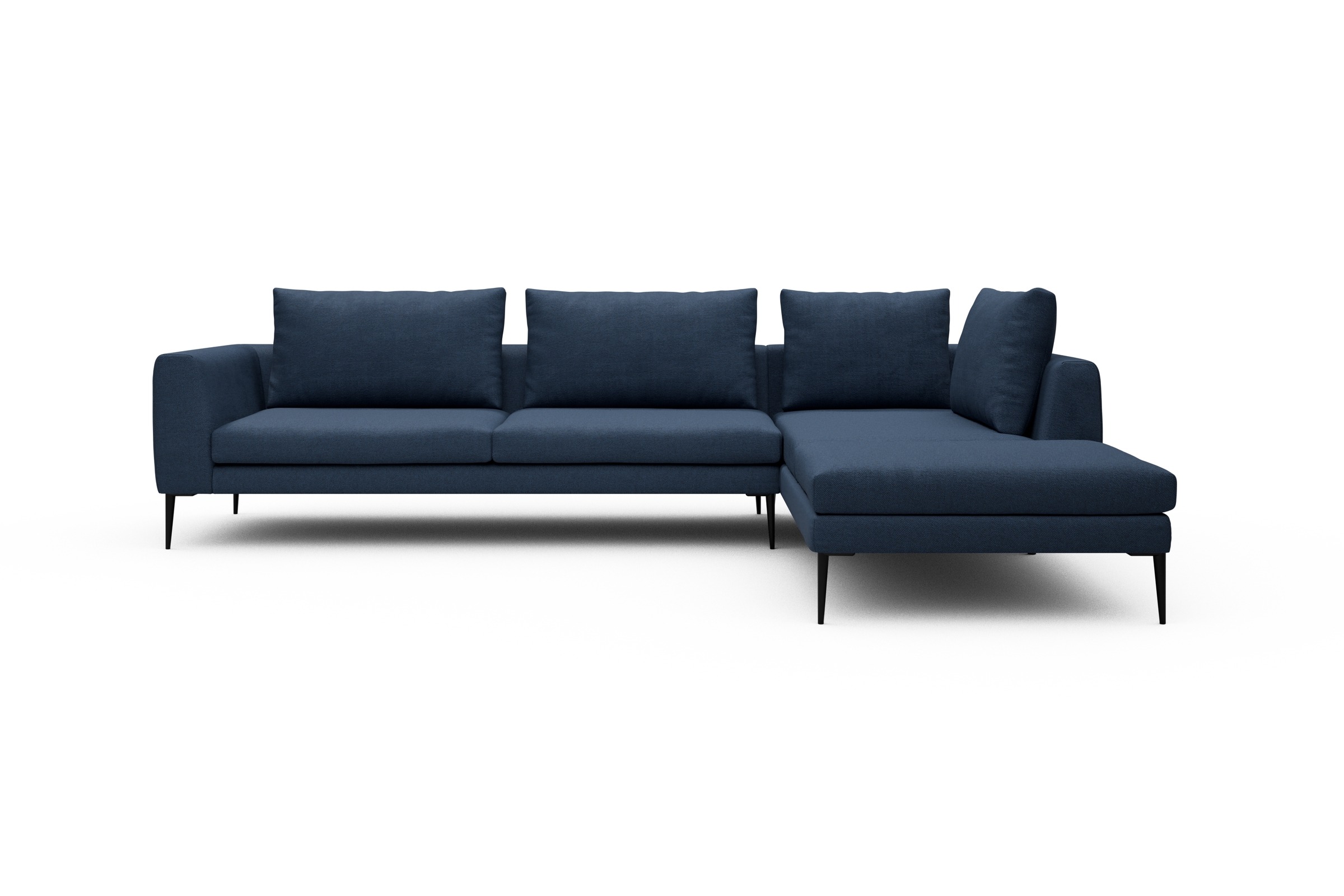 Skandi Home Ecksofa Paul Relax-Ecke links mit 3-Sitzer Weda-Blue moebelfaktor