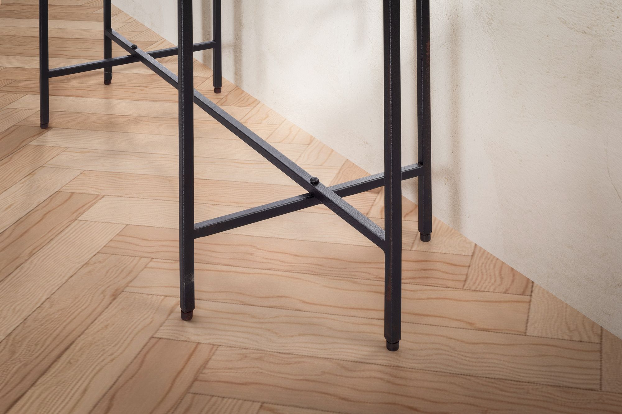Konsolentisch Holmsbu Schwarz 90 × 29 × 85 cm